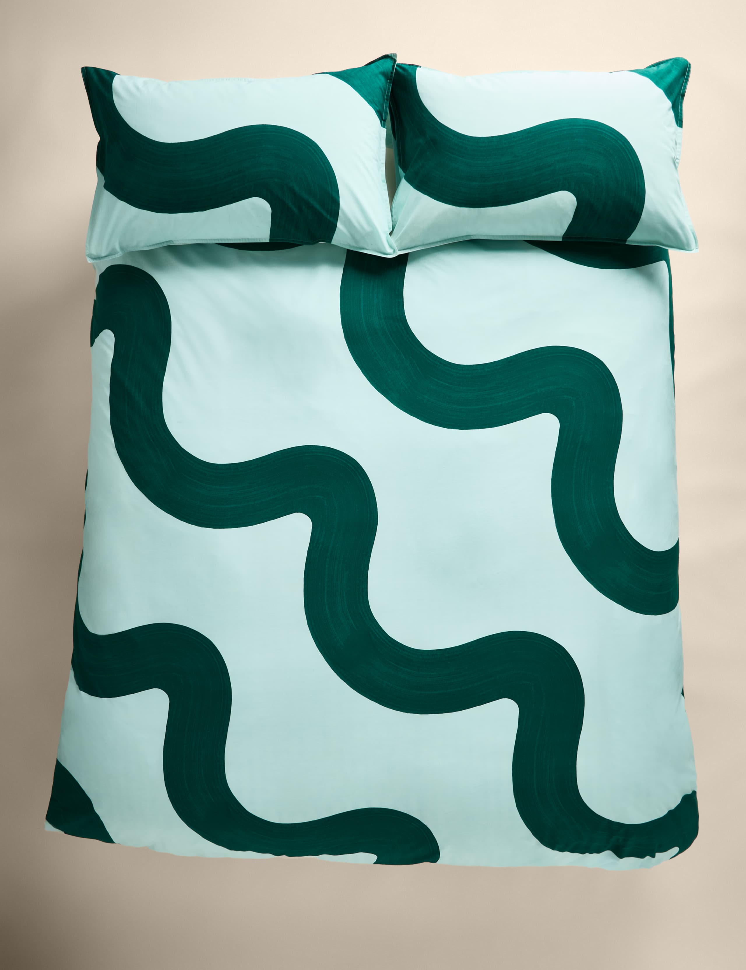 Cotton Rich Large Swirl Bedding Set 4 of 7