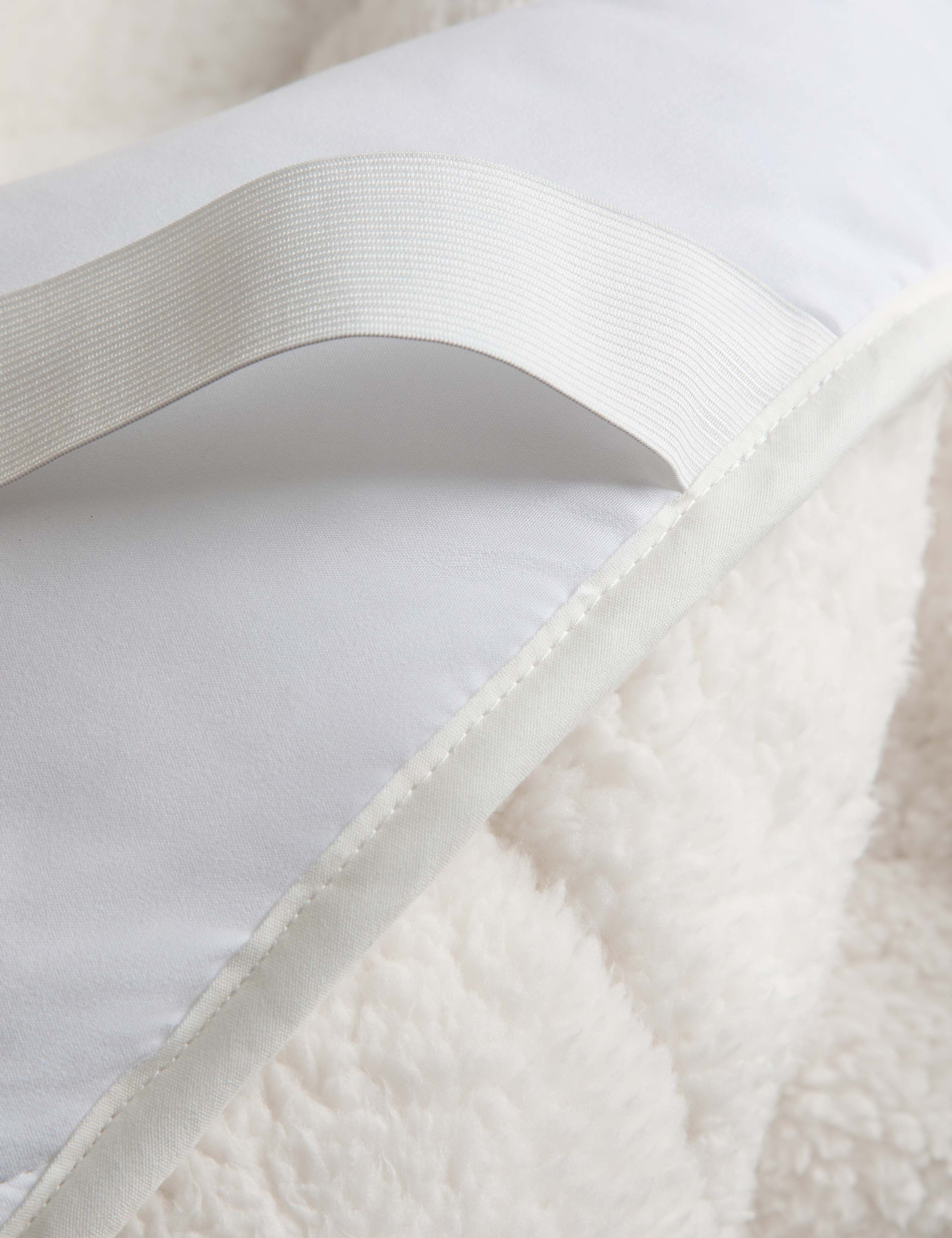 Teddy Fleece Mattress Topper 3 of 4