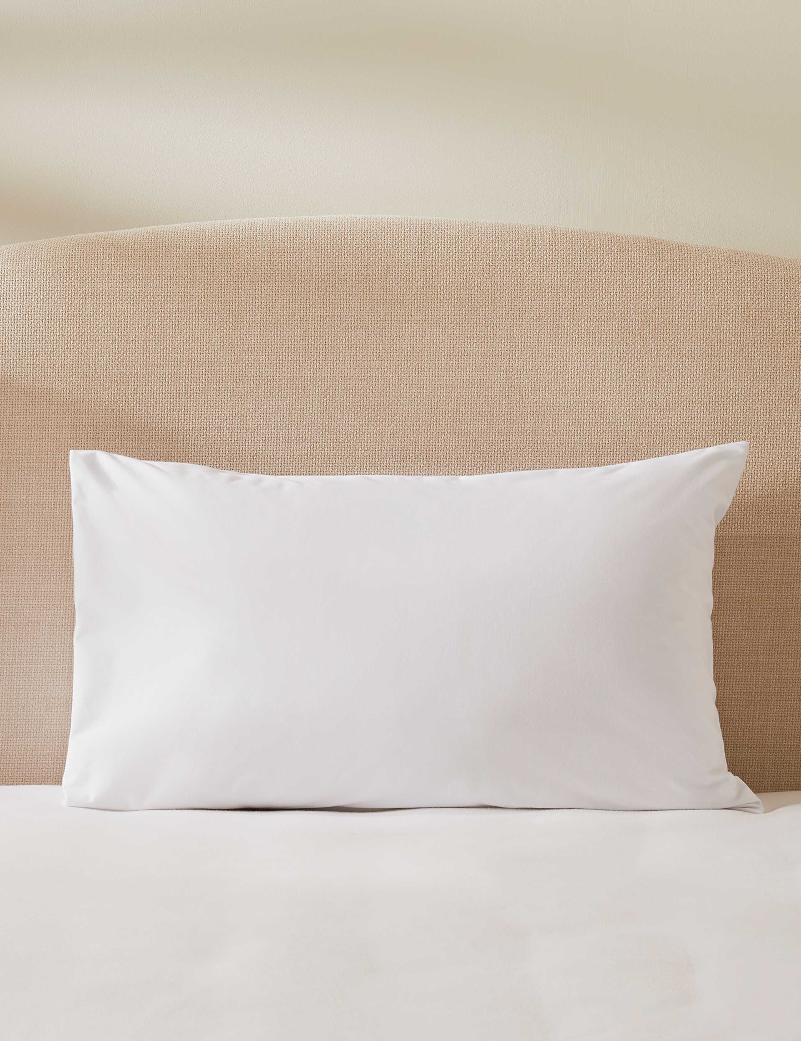 2pk Pure Cotton Jersey Waterproof Pillow Protectors 3 of 5