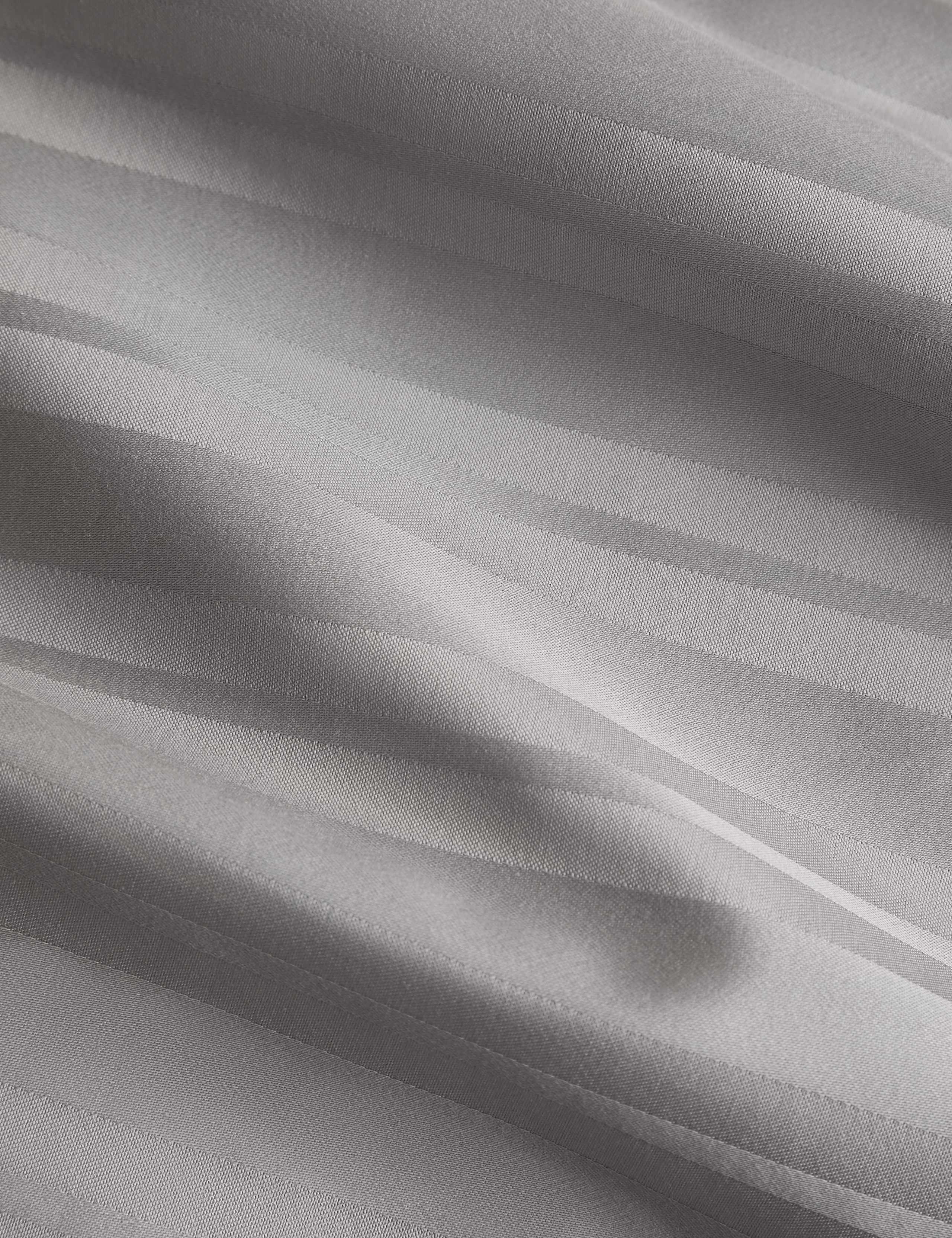 2 Pack Pure Cotton Stripe Jacquard Pillowcases 3 of 3