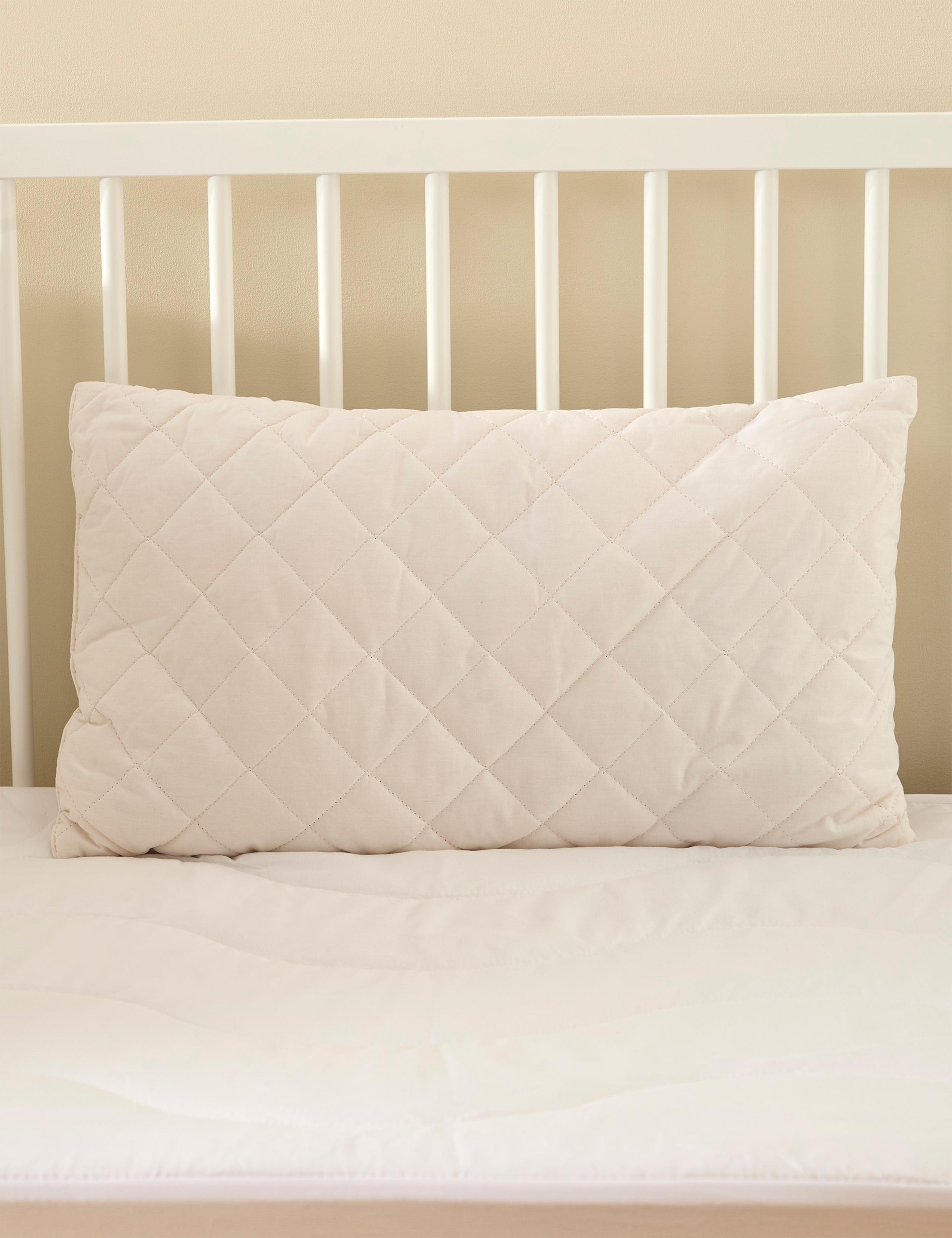 Pure Wool & Cotton Cot Bed Pillow 3 of 3
