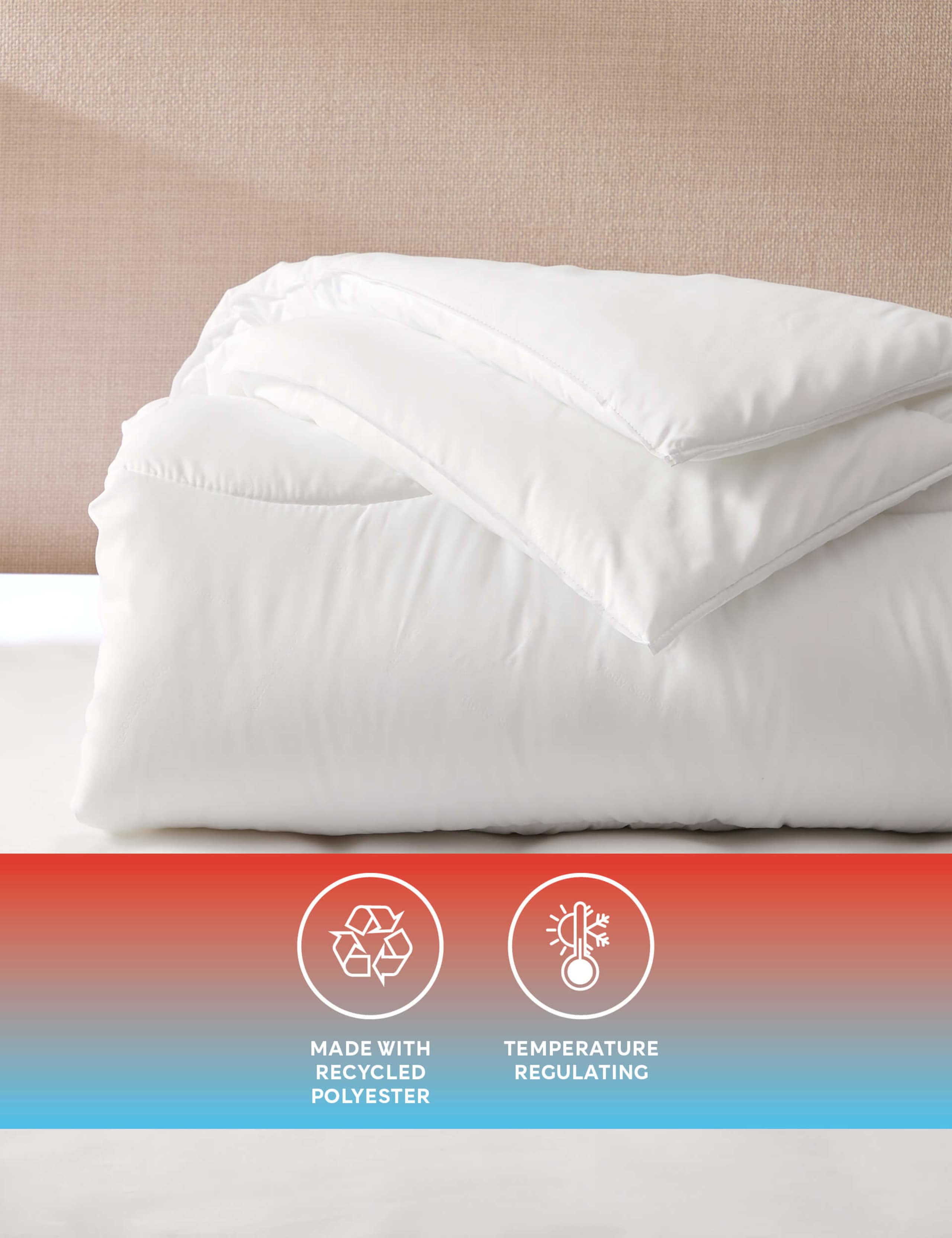 Body Temperature Control 10.5 Tog Duvet 1 of 2