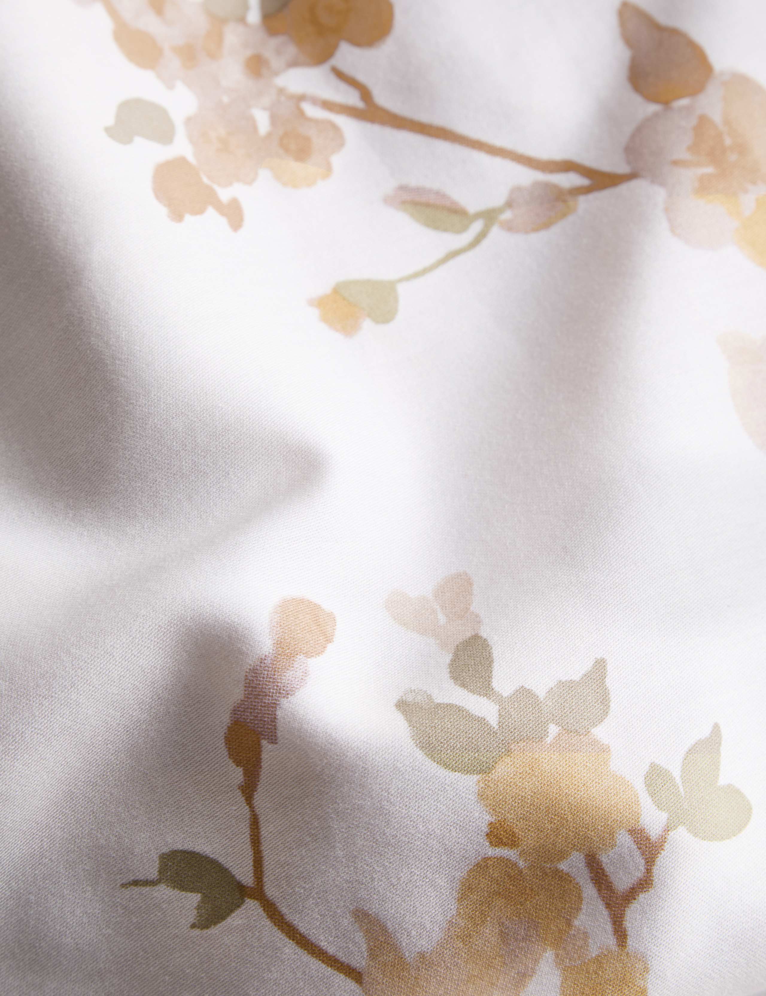 Pure Cotton Sateen Cherry Blossom Bedding Set 5 of 6