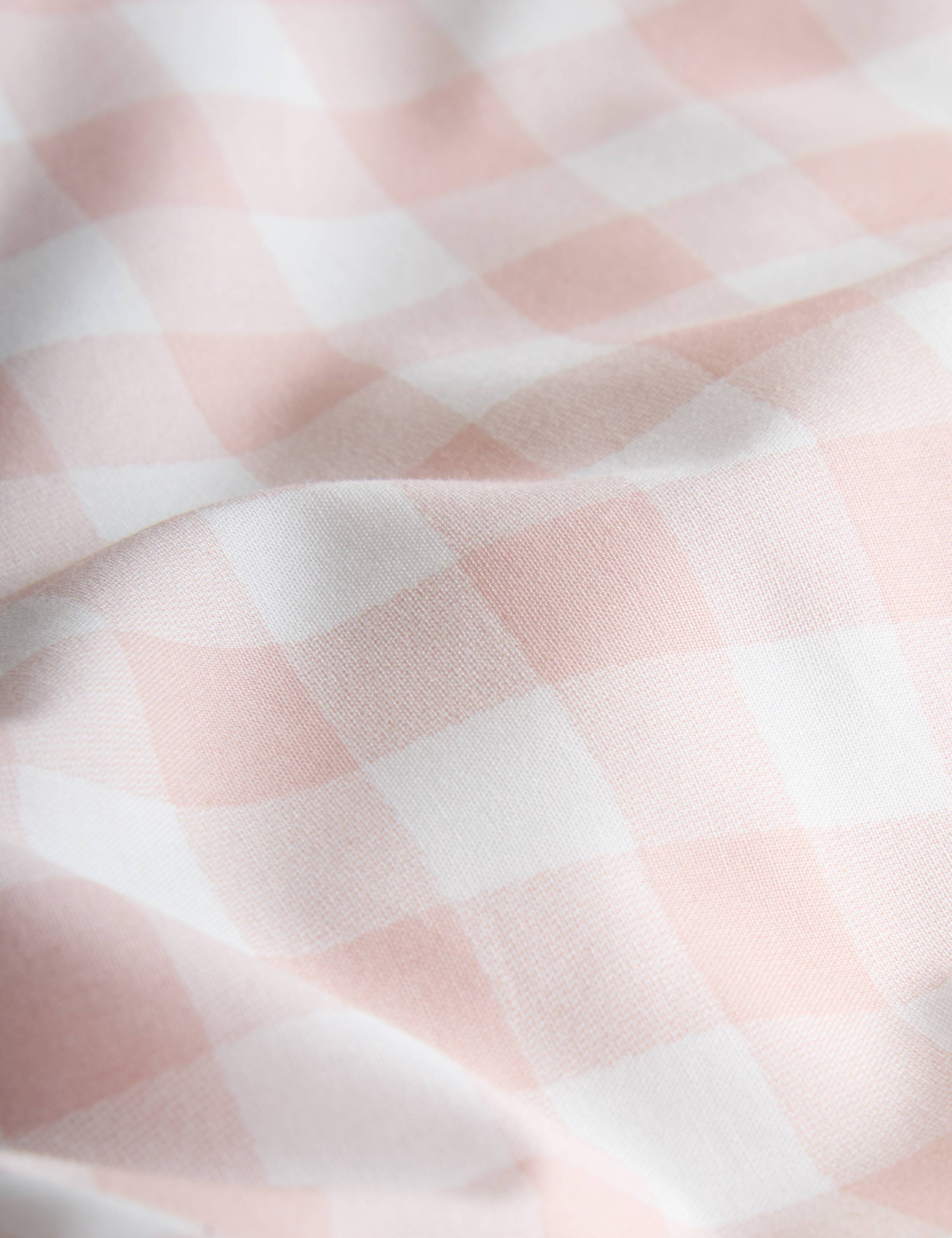 Pure Cotton Gingham Bedding Set 4 of 6