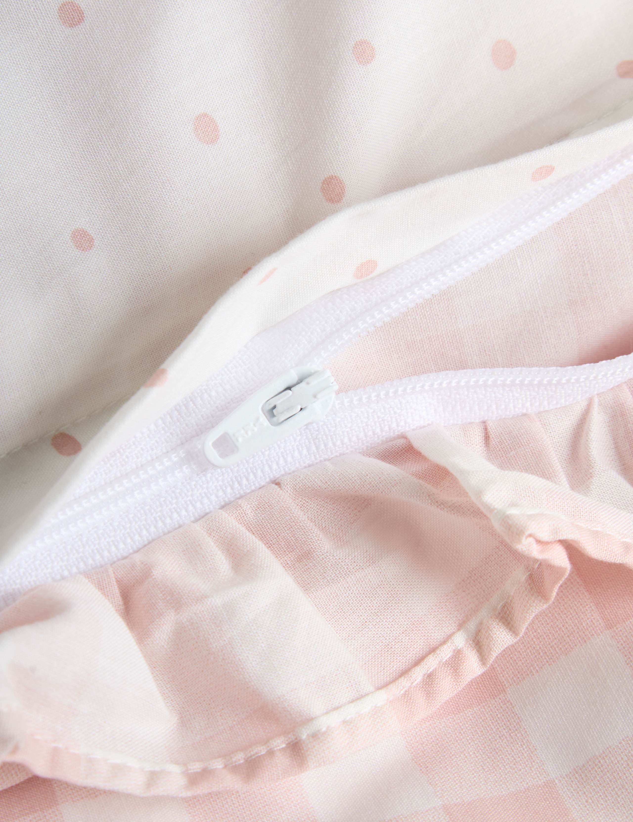 Pure Cotton Gingham Bedding Set 5 of 6