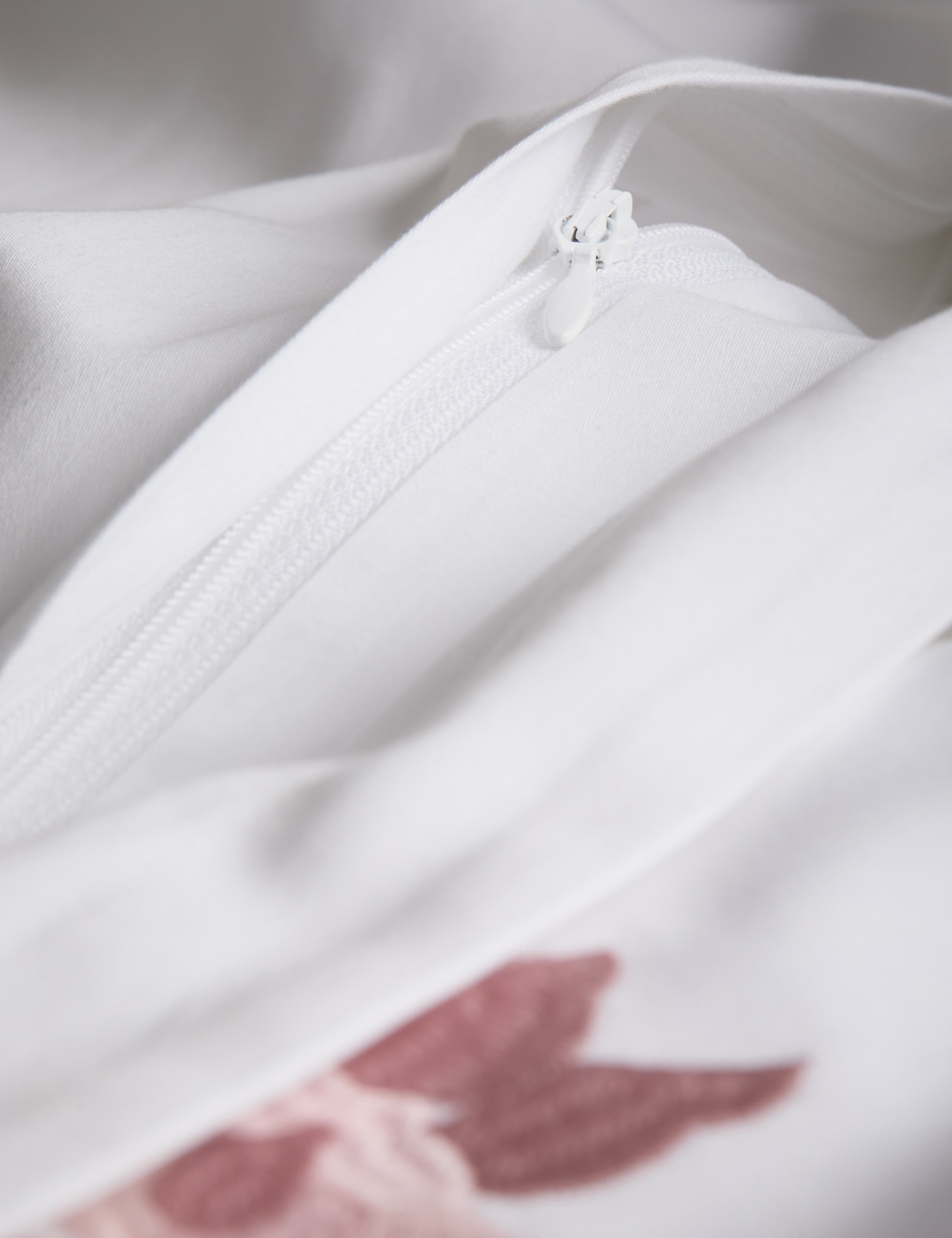 Trailing Cherry Blossom Embroidered Bedding Set 6 of 6