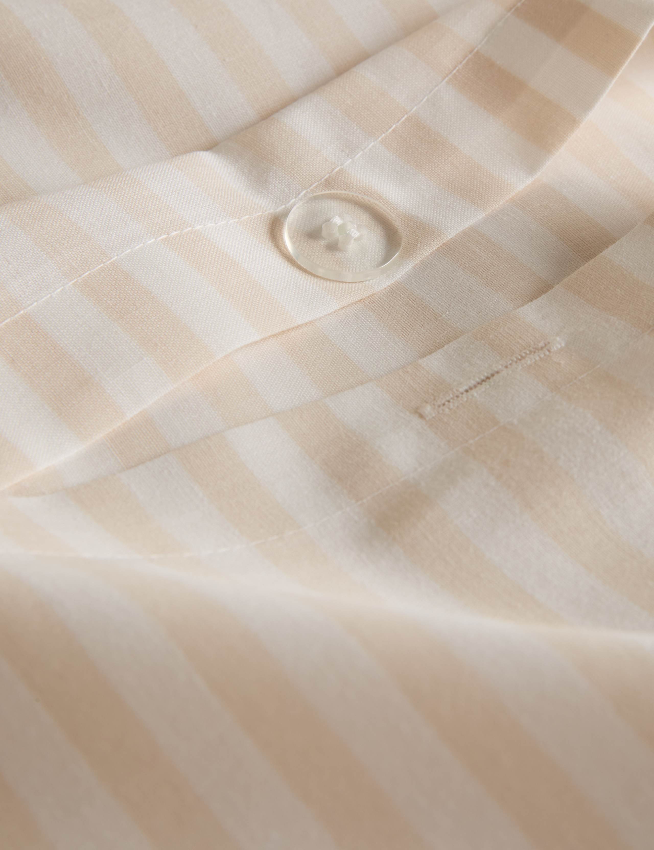 Cotton Blend Striped Bedding Set 5 of 5