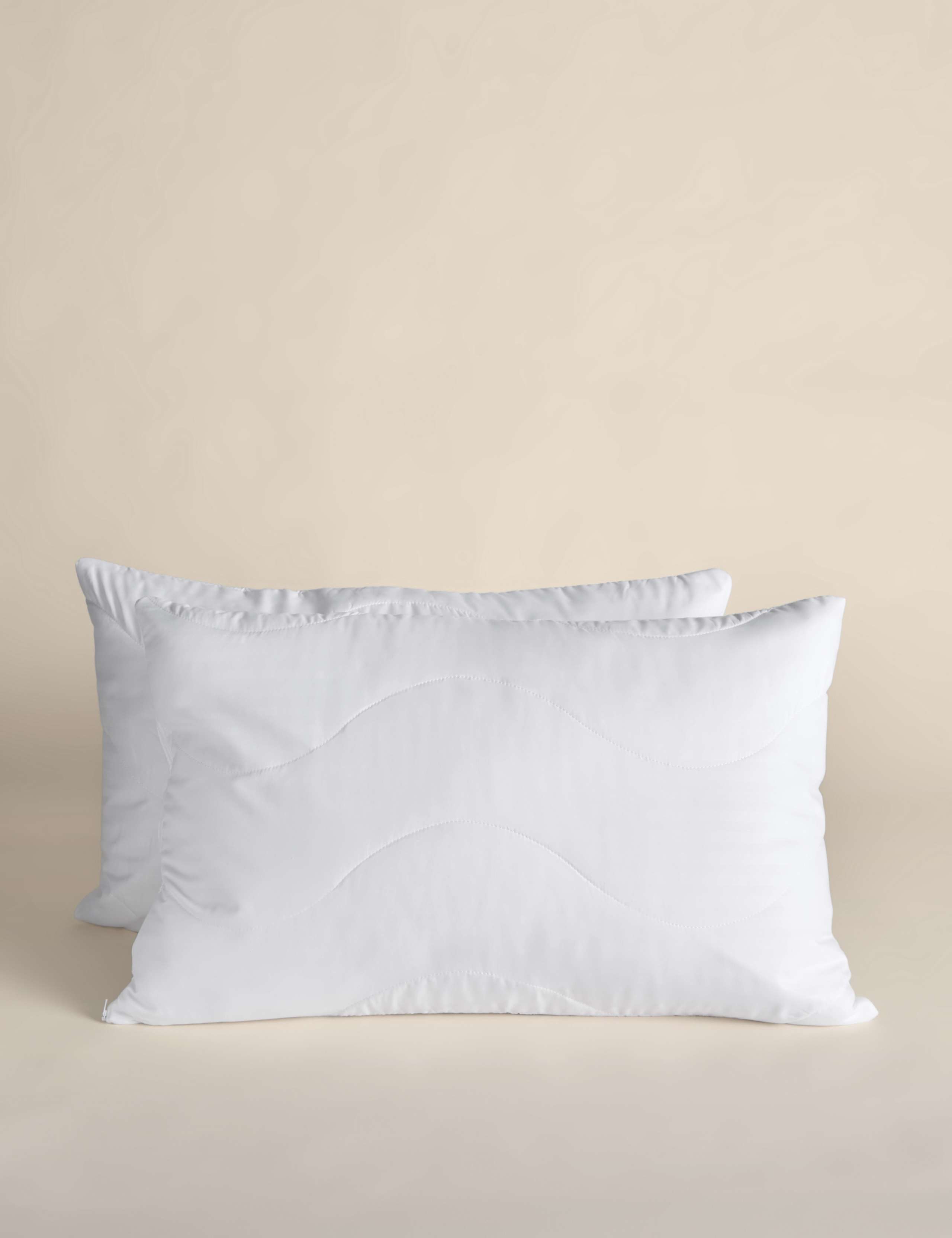 2pk Supremely Washable Pillow Protectors 2 of 4