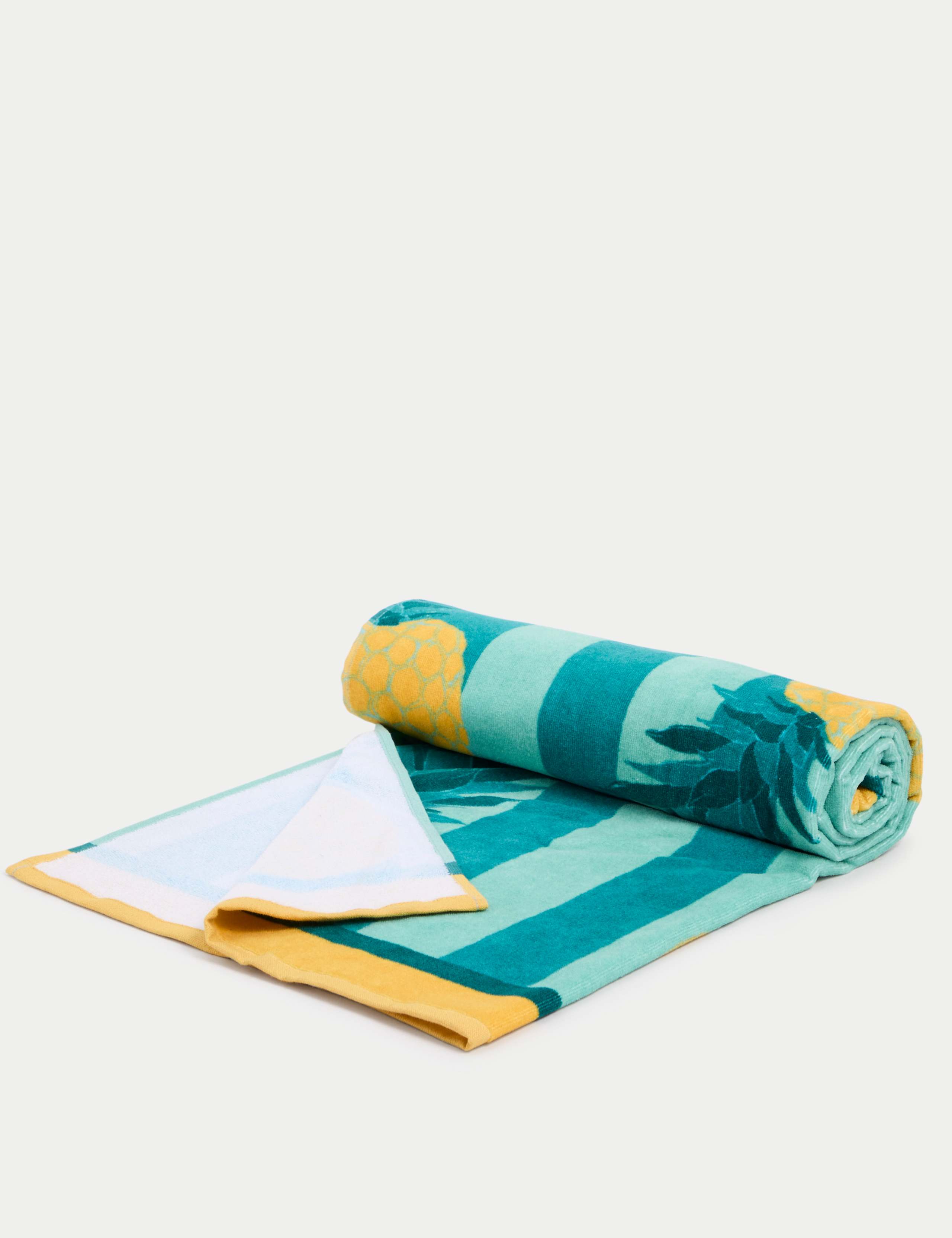 Pure Cotton Pineapple Beach Towel 2 of 3