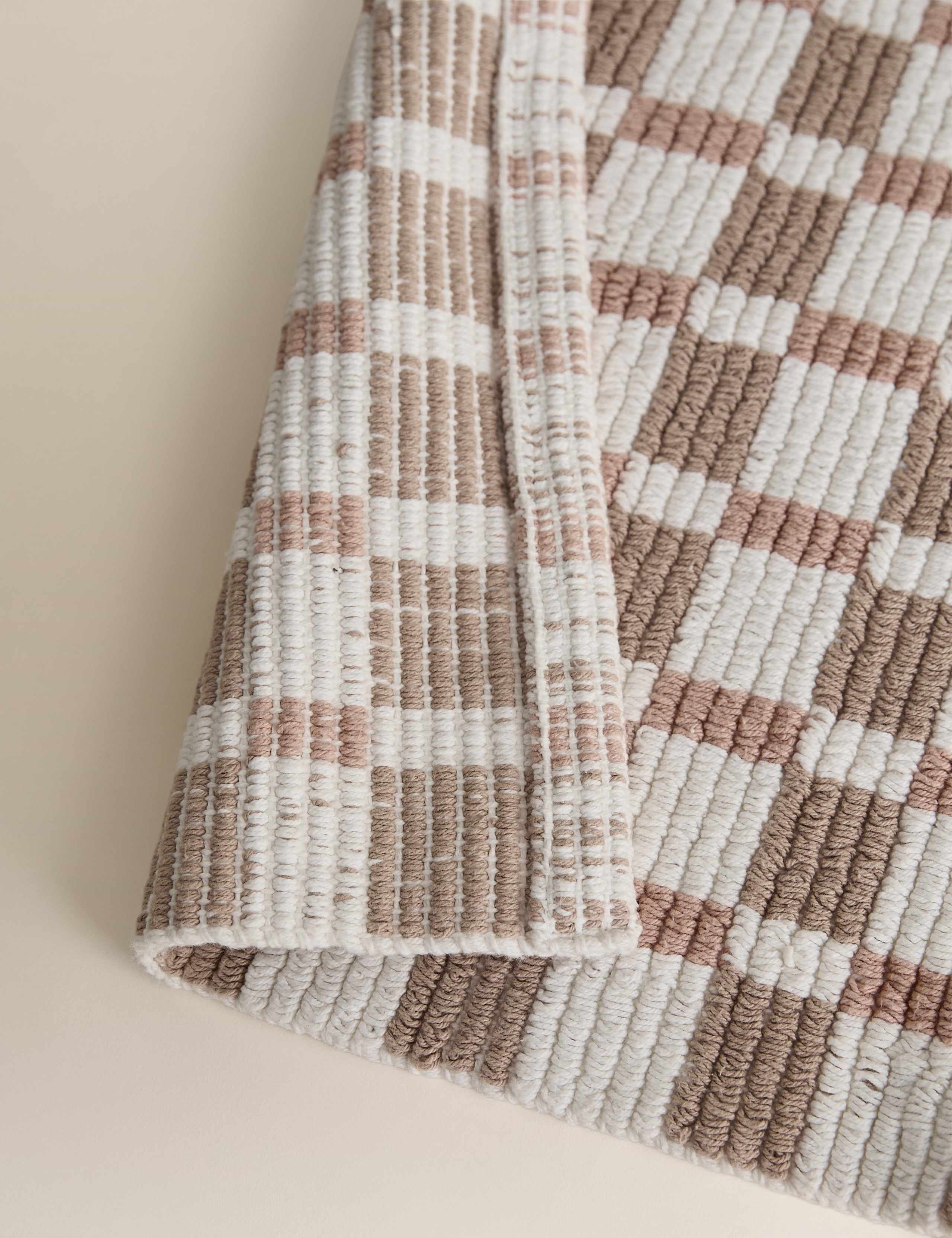 Pure Cotton Geometric Bath Mat 3 of 3