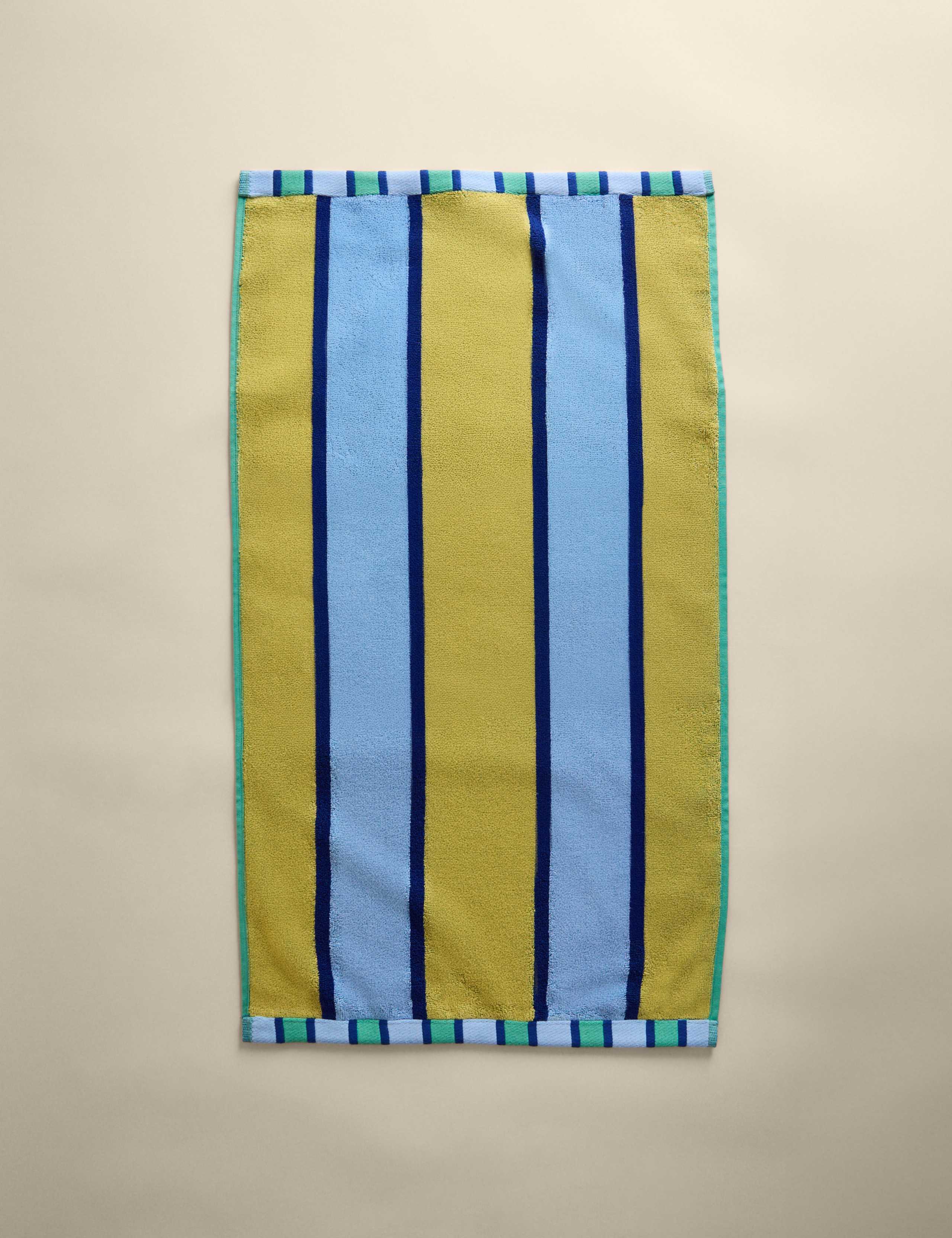Pure Cotton Reversible Striped Towel 7 of 8