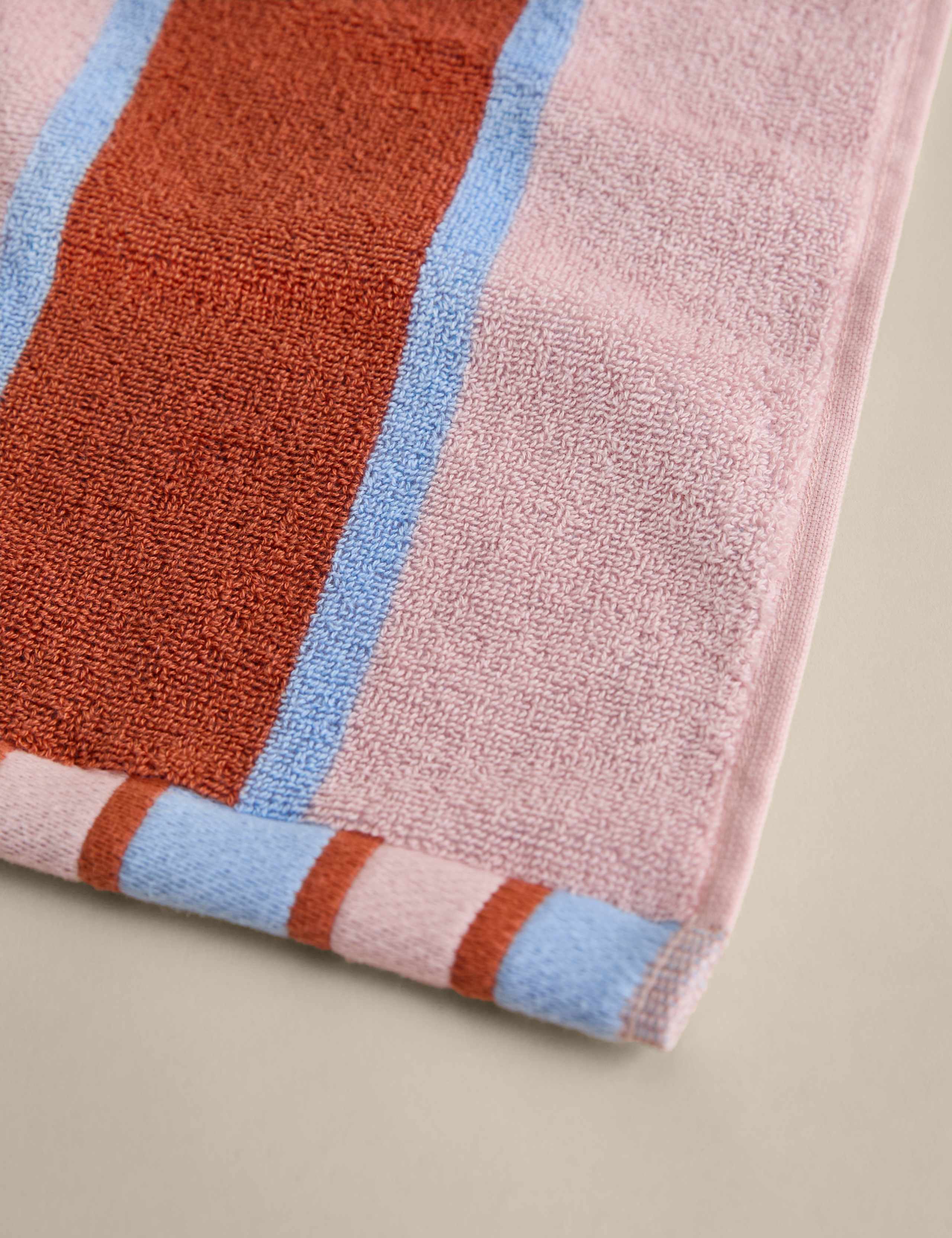 Pure Cotton Striped Towel 2 of 7