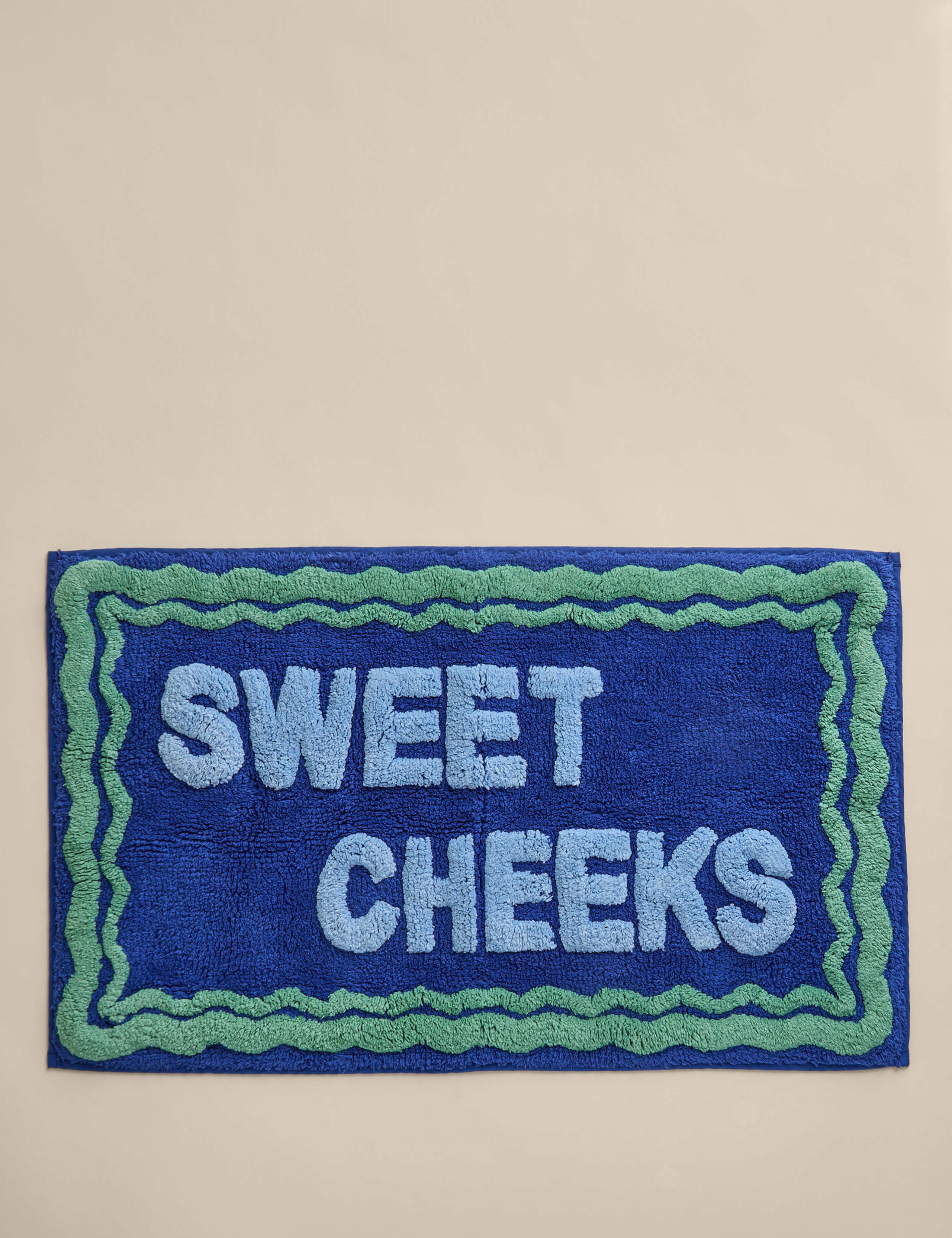 Pure Cotton Slogan Bath Mat 1 of 3