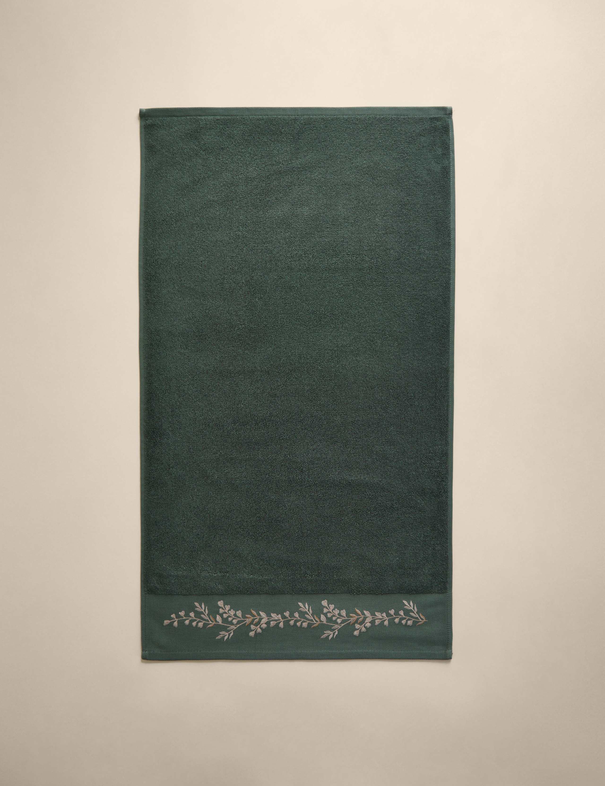 Pure Cotton Embroidered Floral Bath Towel 5 of 5