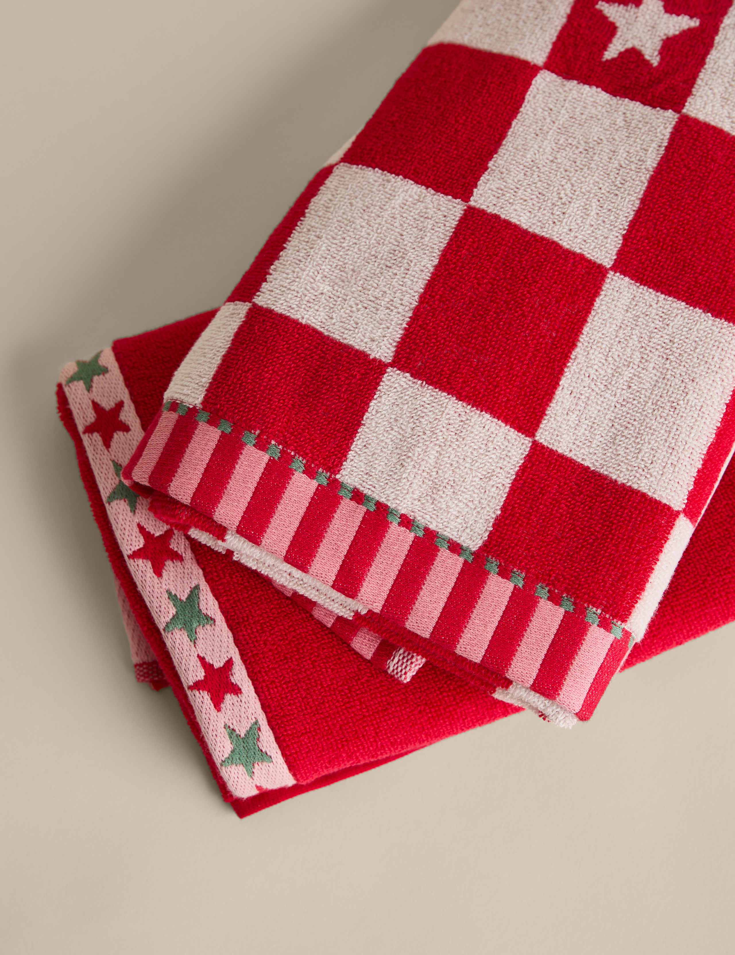 2pk Pure Cotton Santa Baby Hand Towels 6 of 7