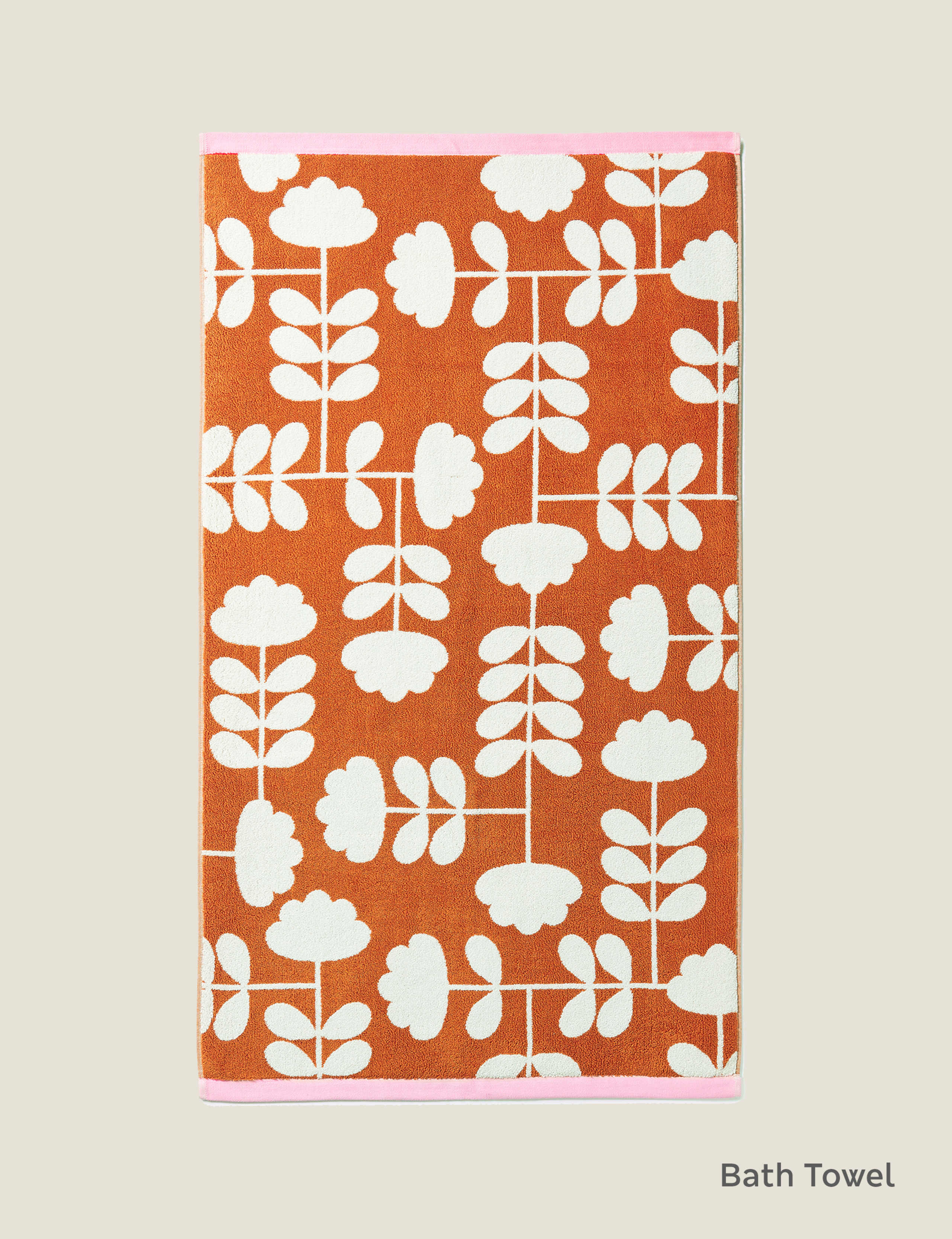 Pure Cotton Cut Stem Bath Towel 4 of 6