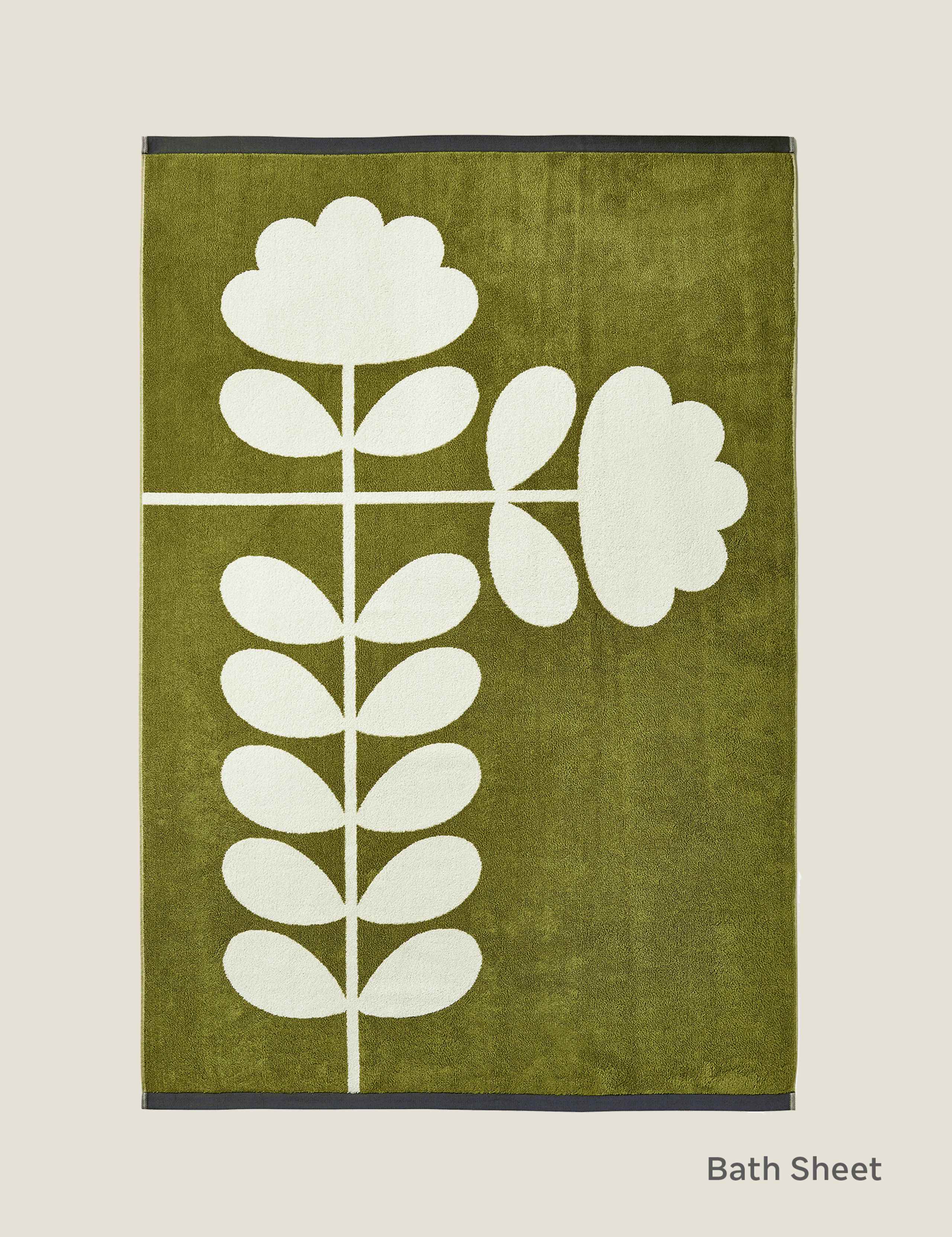 Pure Cotton Cut Stem Bath Towel 5 of 6