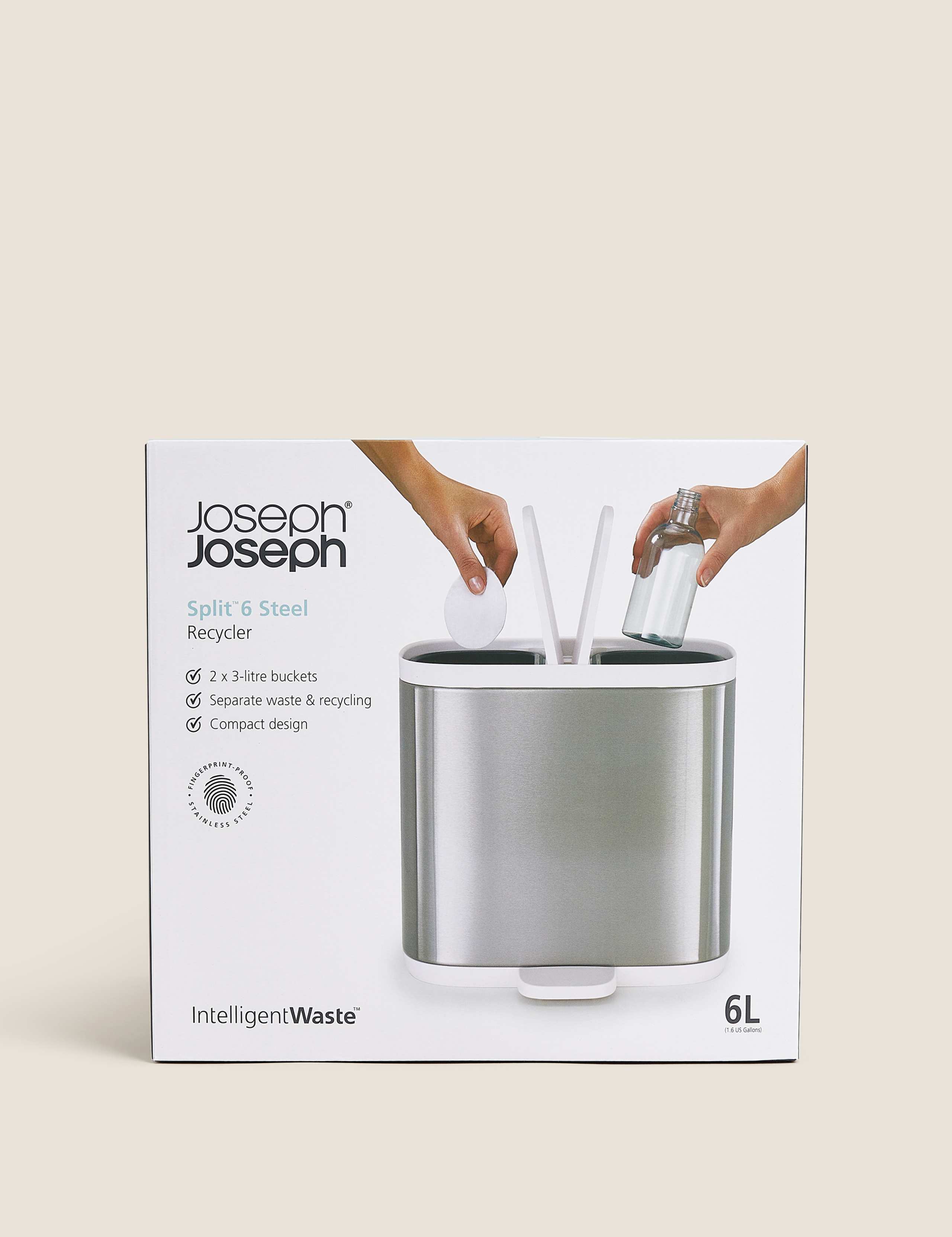 Stainless Steel Recycler Bin 3 of 4