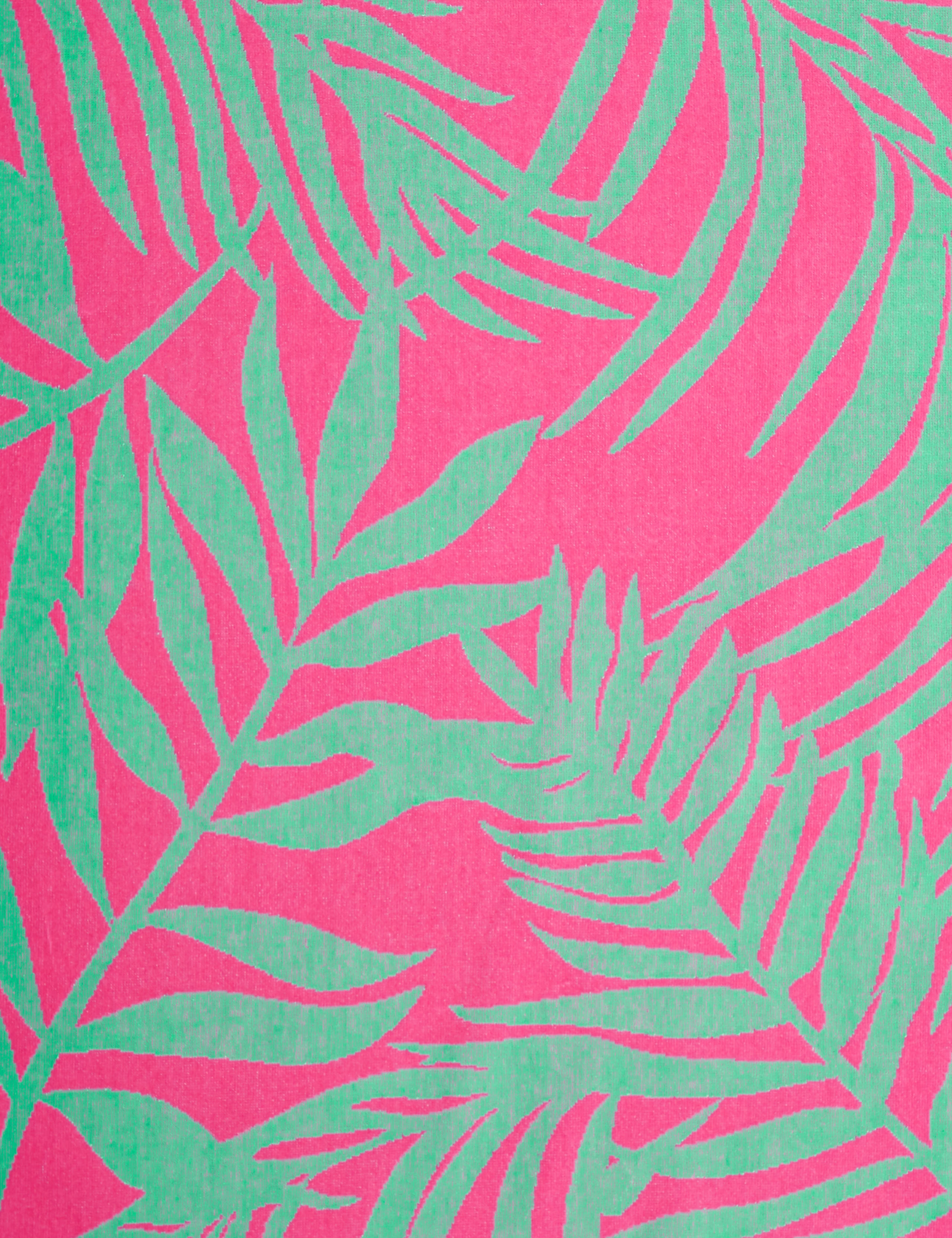 Pure Cotton Palm Print Beach Towel 2 of 2