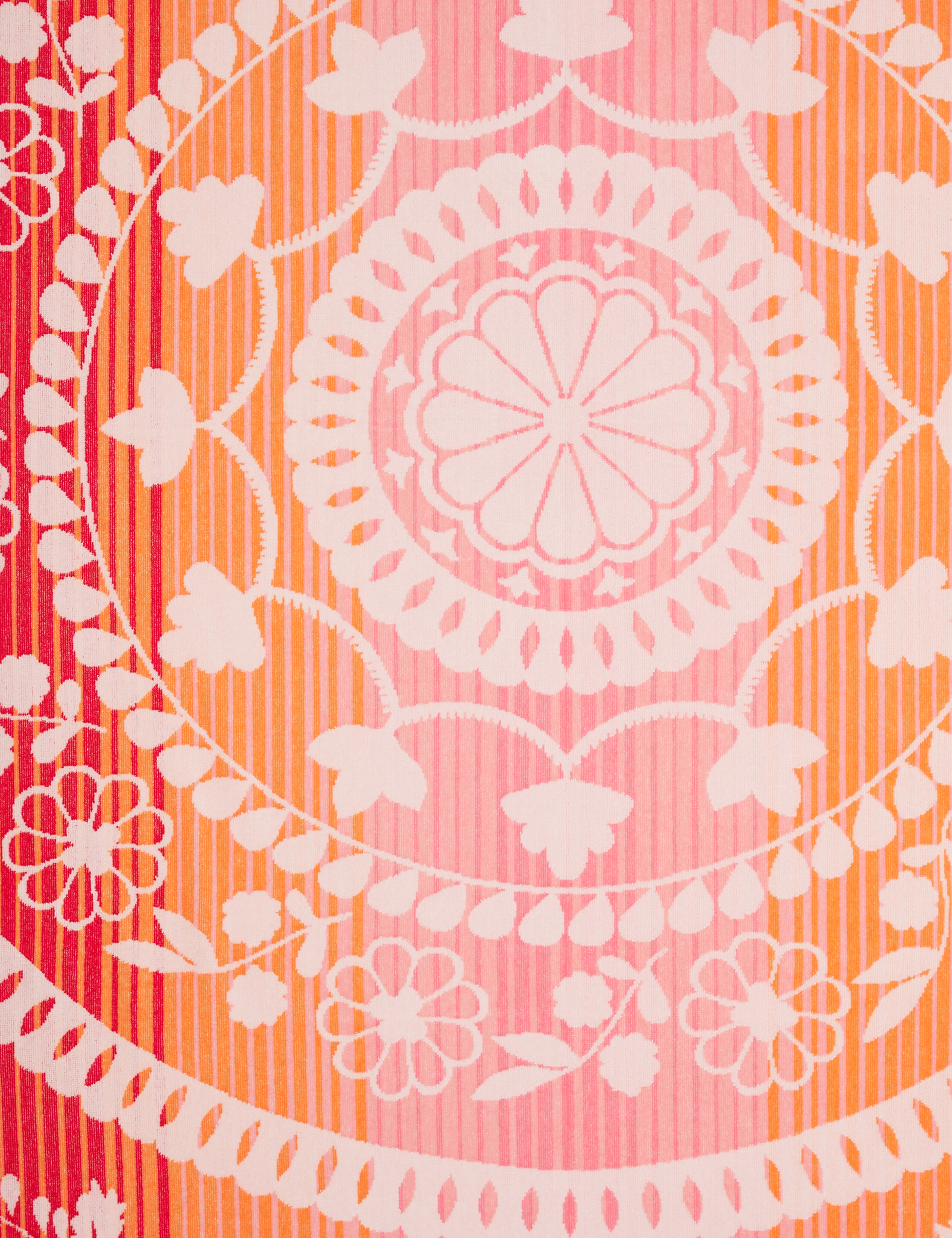 Pure Cotton Ombre Fringed Beach Towel 2 of 2