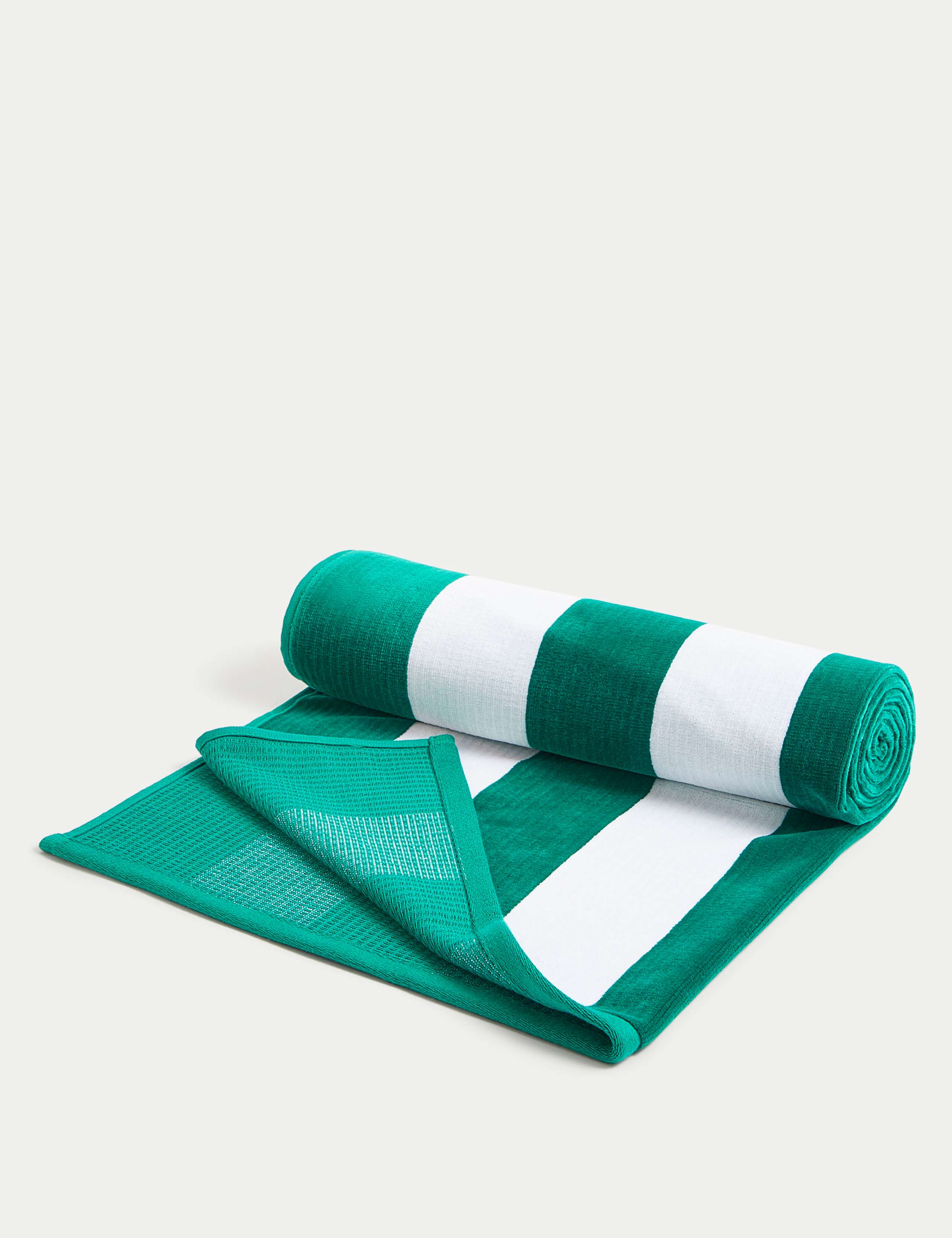 Pure Cotton Striped Sand Resistant Beach Towel 2 of 3
