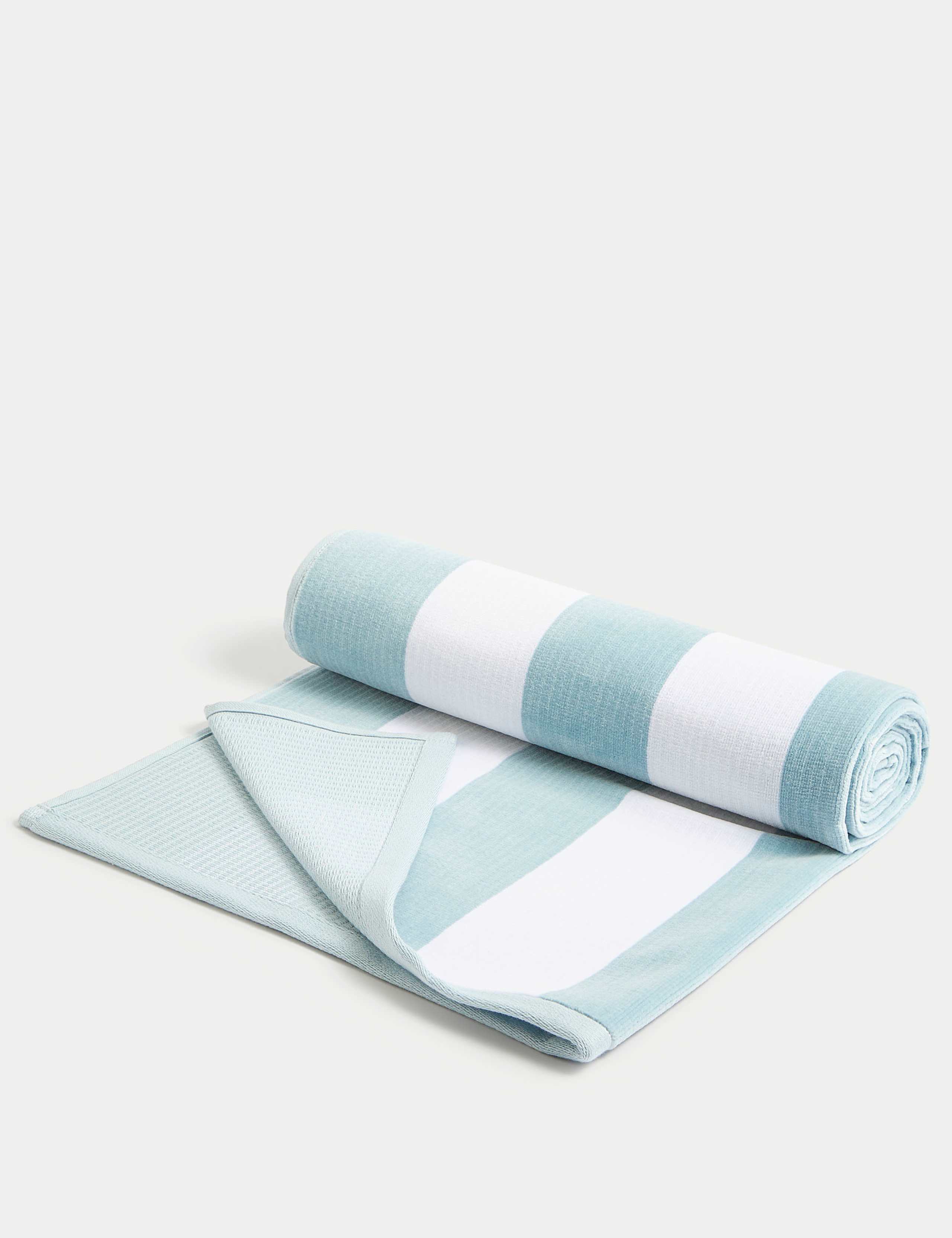 Pure Cotton Striped Sand Resistant Beach Towel 2 of 4