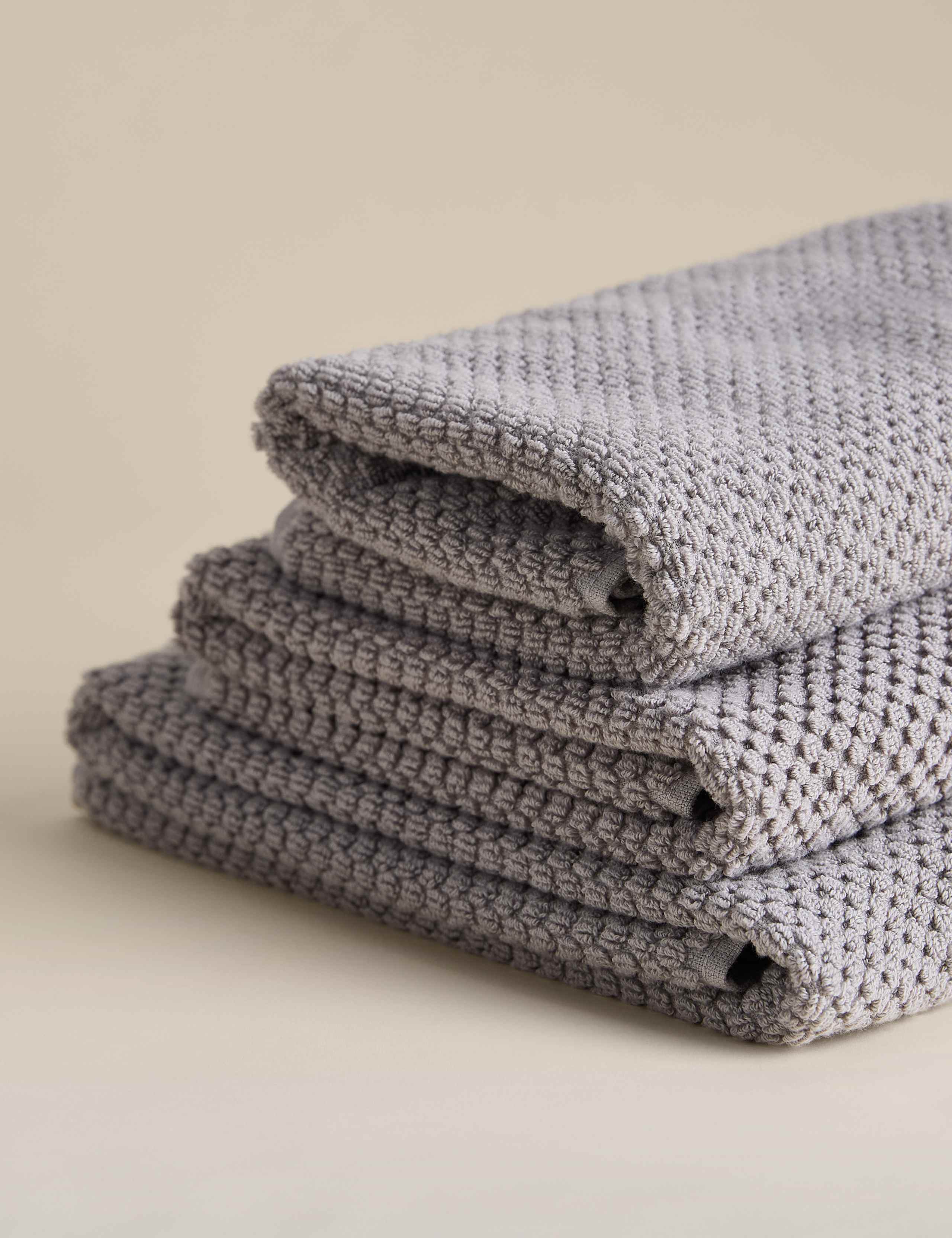 Pure Soft Cotton Rice Weave Towel 2 of 4