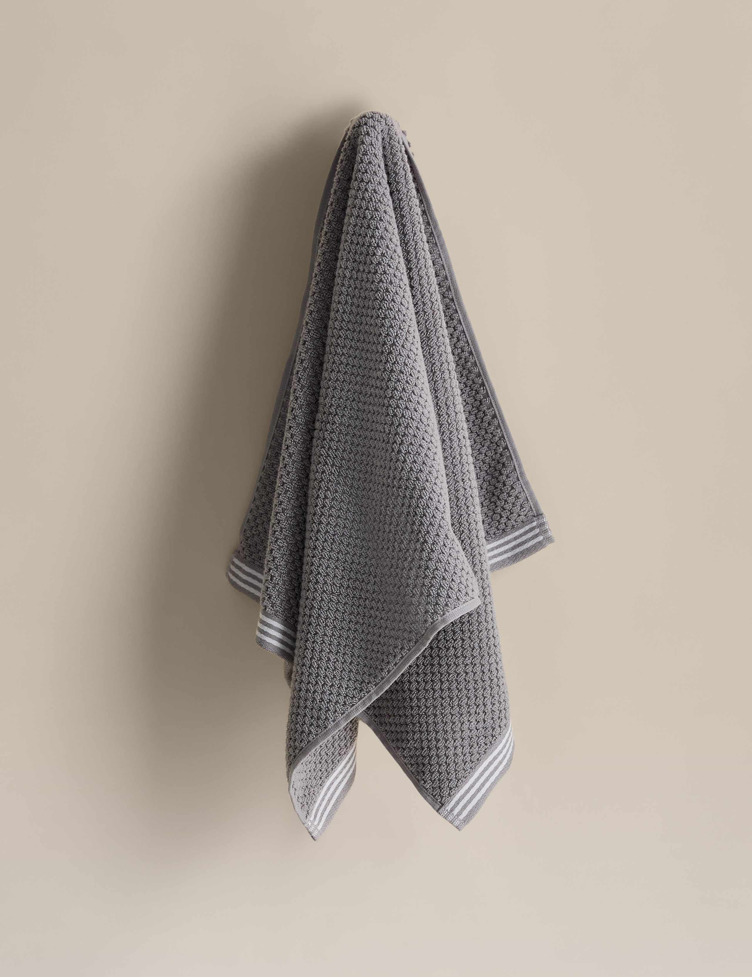 Pure Soft Cotton Rice Weave Towel 3 of 4