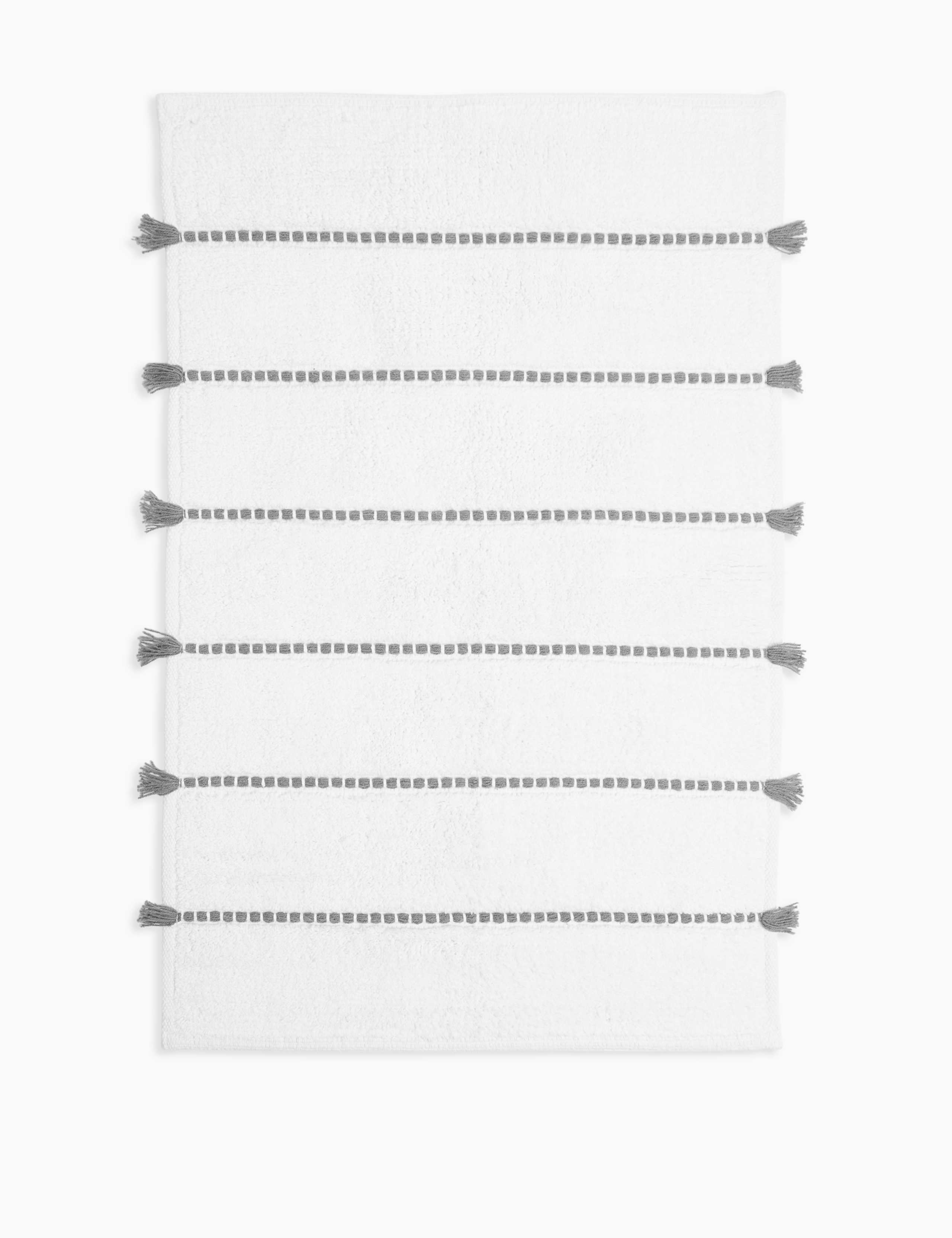 Pure Cotton Stitch Bath Mat 1 of 2