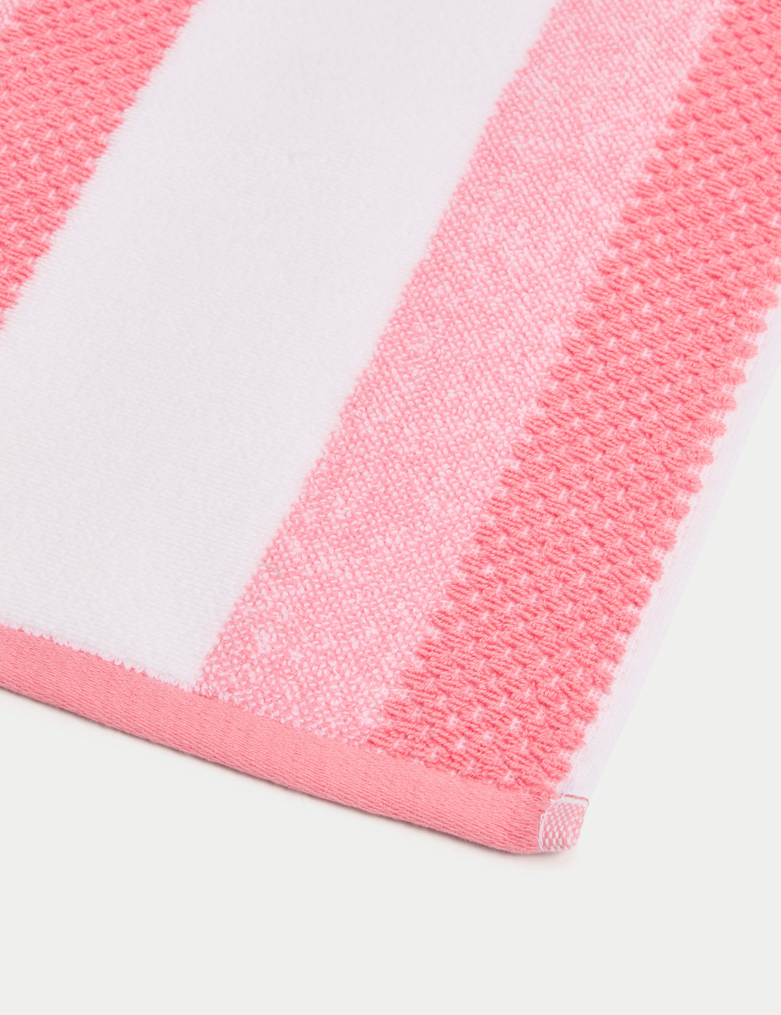 Pure Cotton Striped Textured Towel 2 of 5