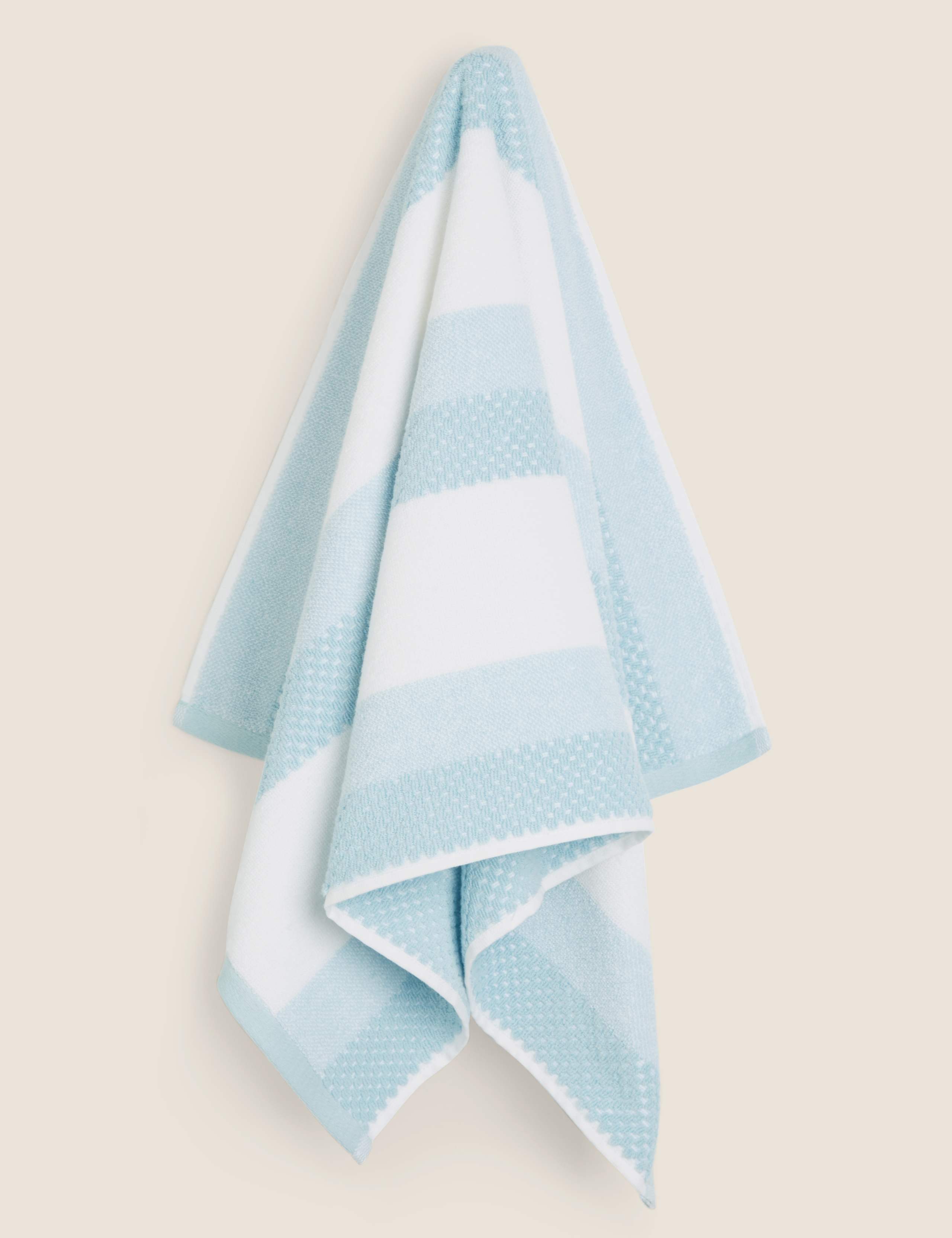 Pure Cotton Striped Textured Towel 3 of 4