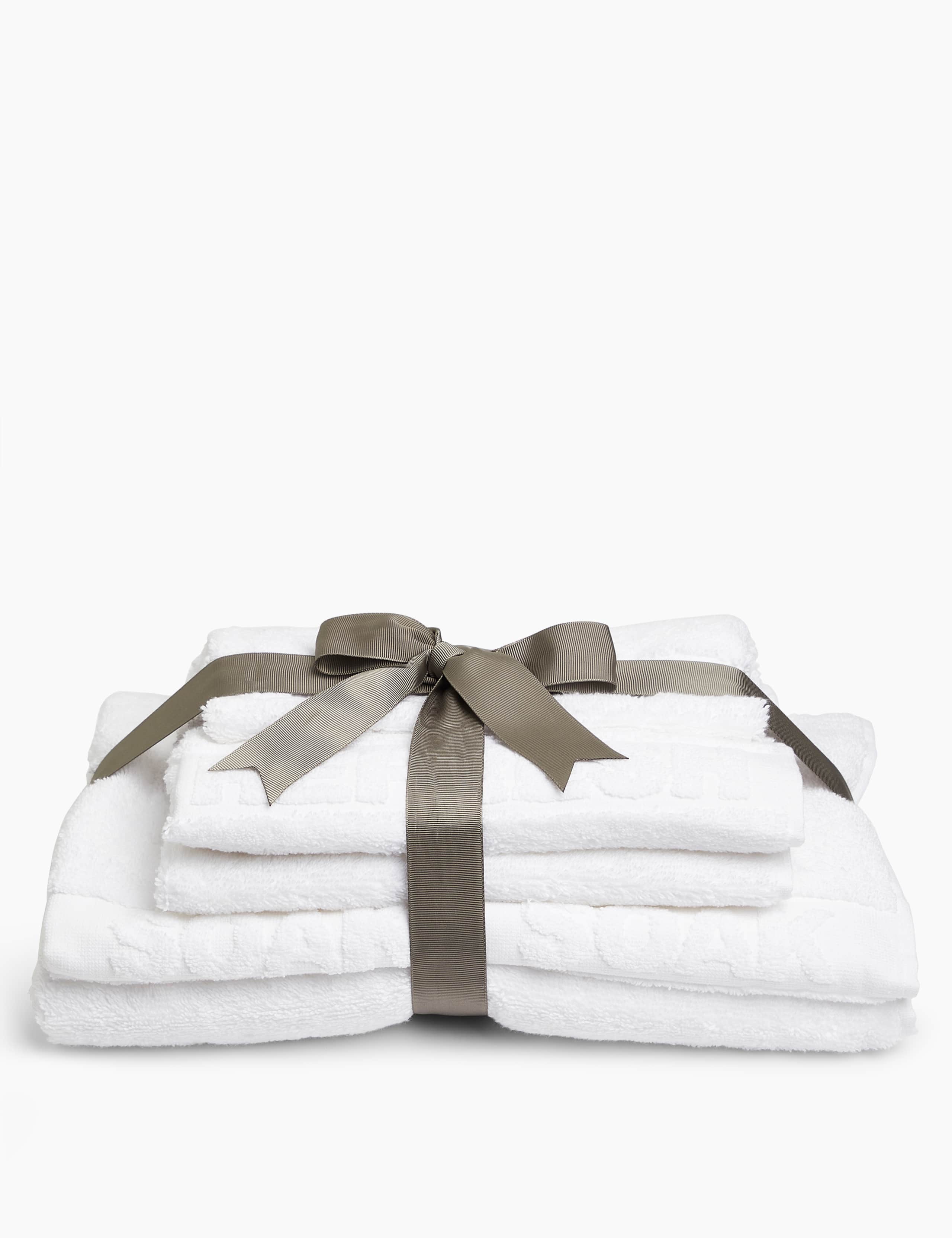Pure Cotton Slogan Embossed Towel Gift Pack 1 of 5