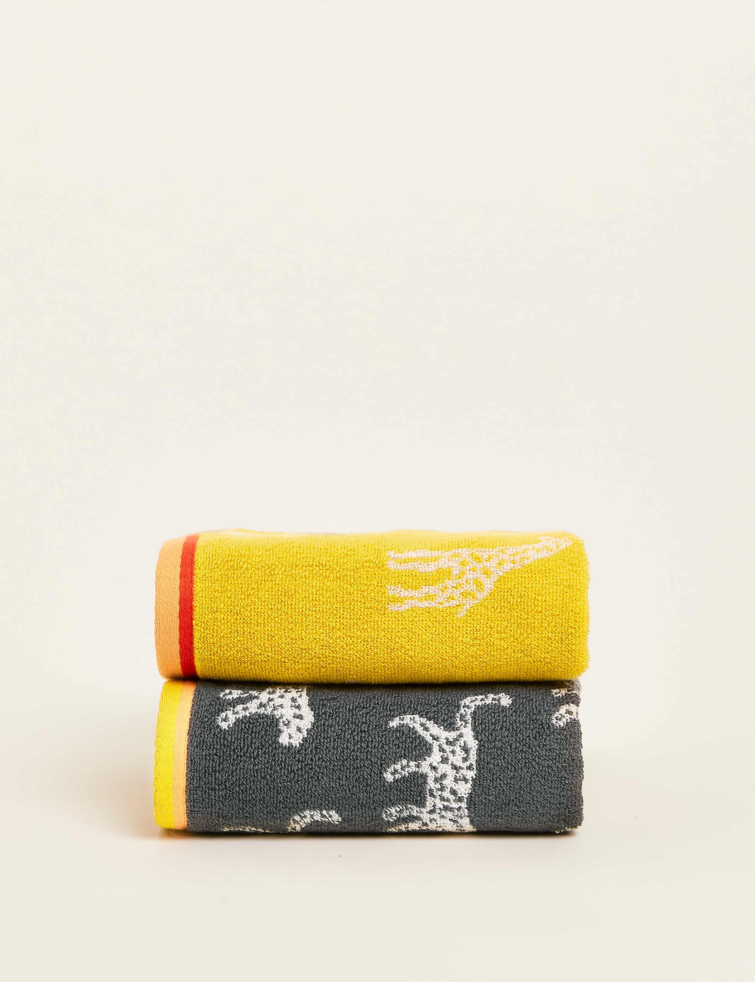 2 Pack Pure Cotton Safari Towels 3 of 6