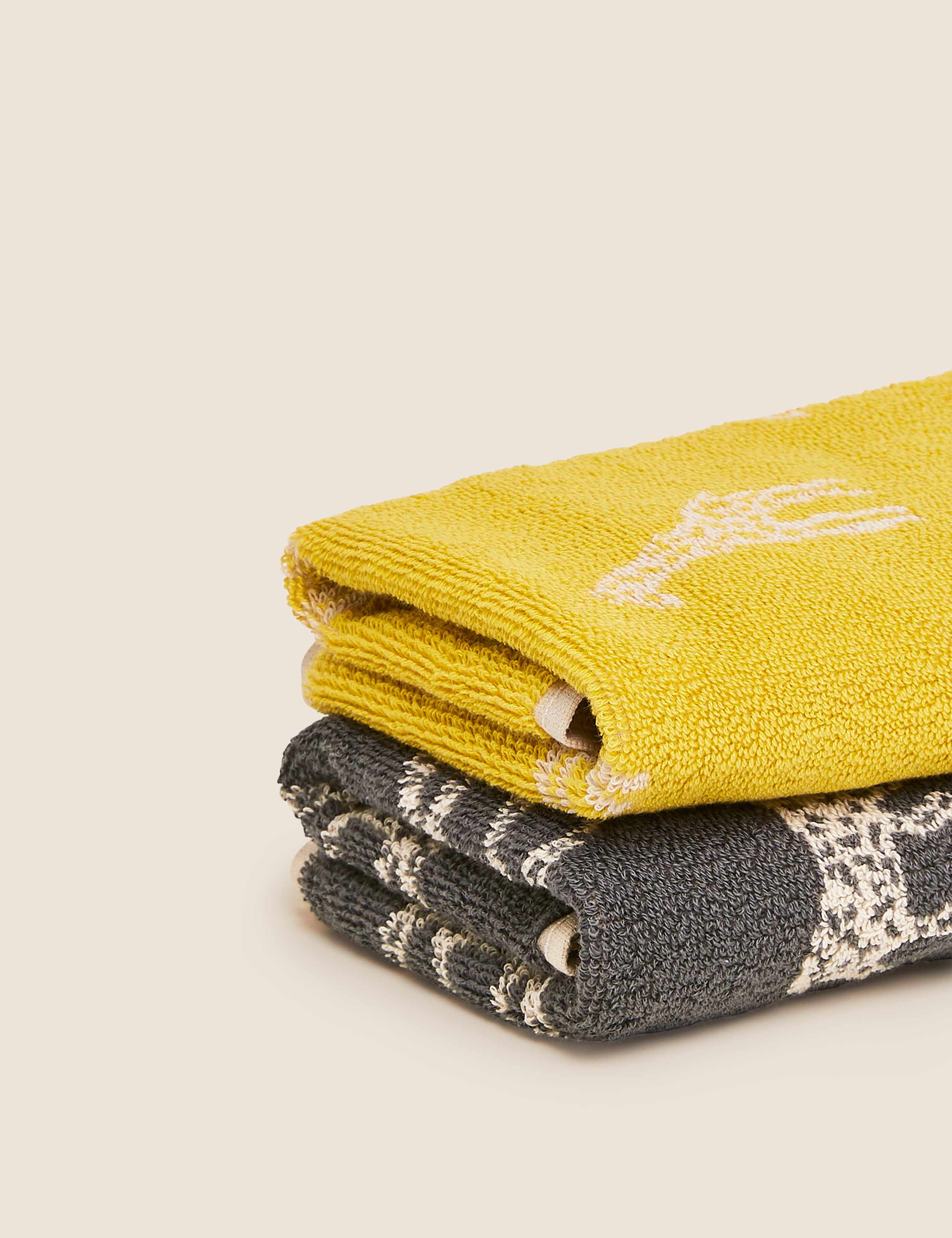 2 Pack Pure Cotton Safari Towels 4 of 6