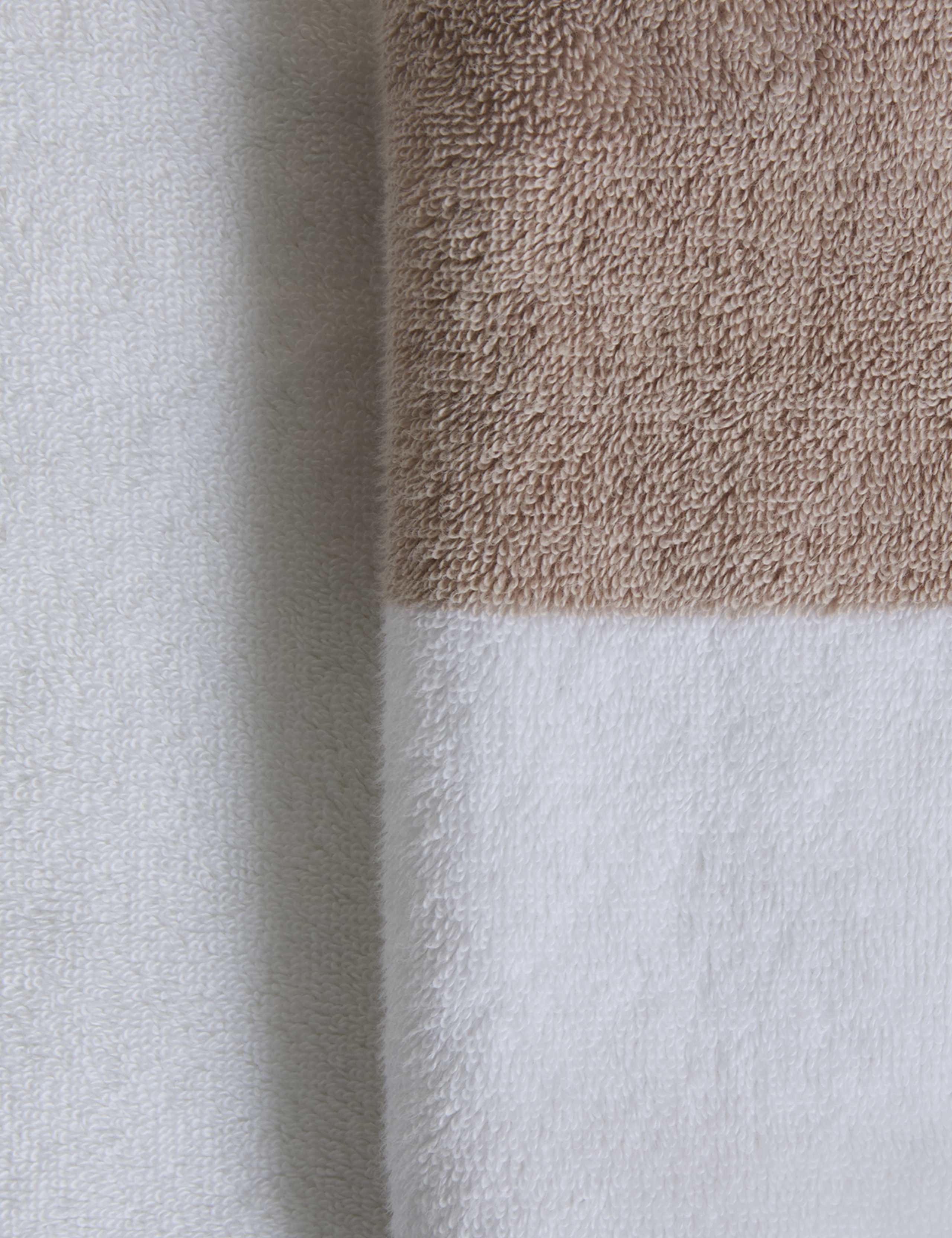 Turkish Cotton Central Band Towel 3 of 5