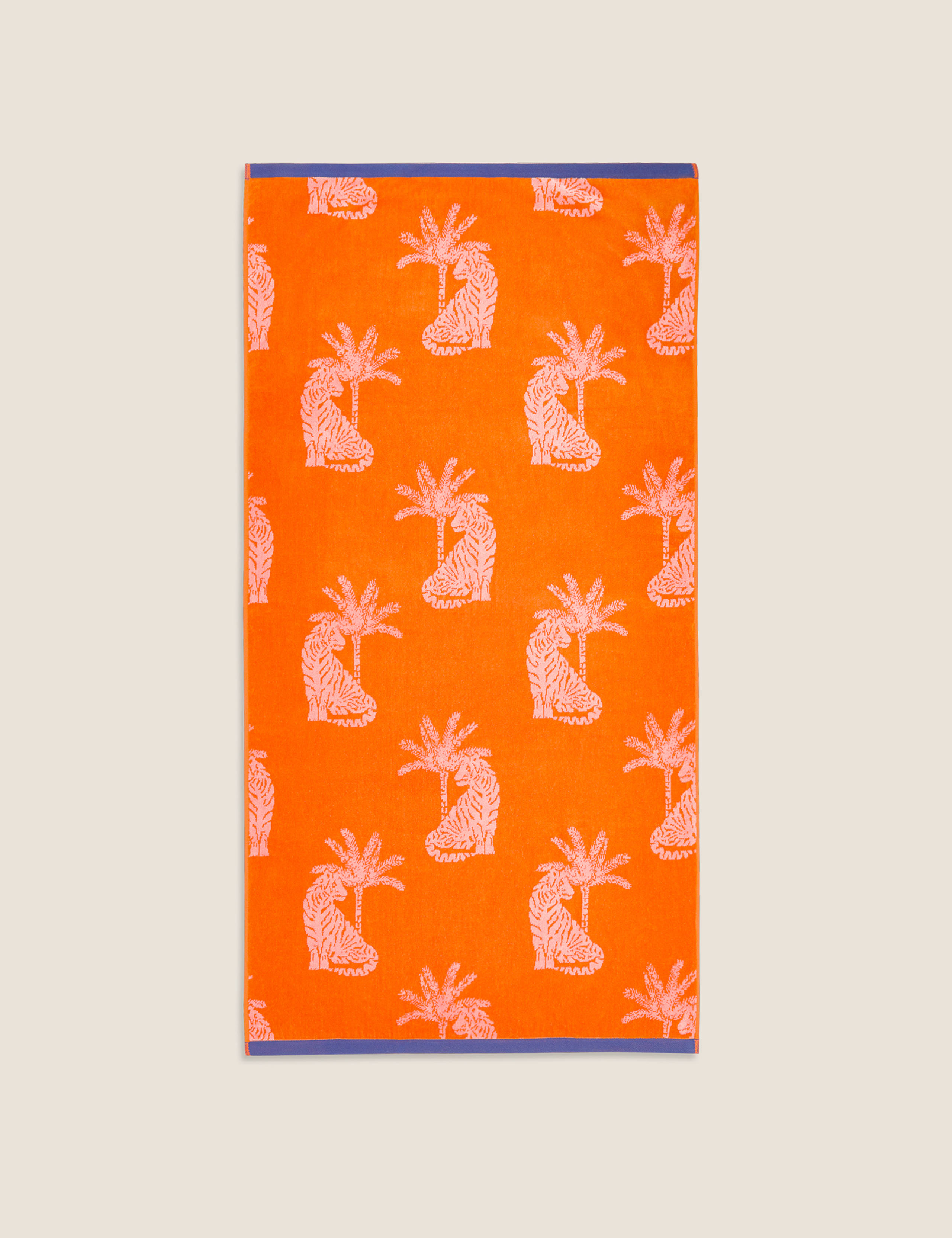 Pure Cotton Tiger Beach Towel 1 of 2