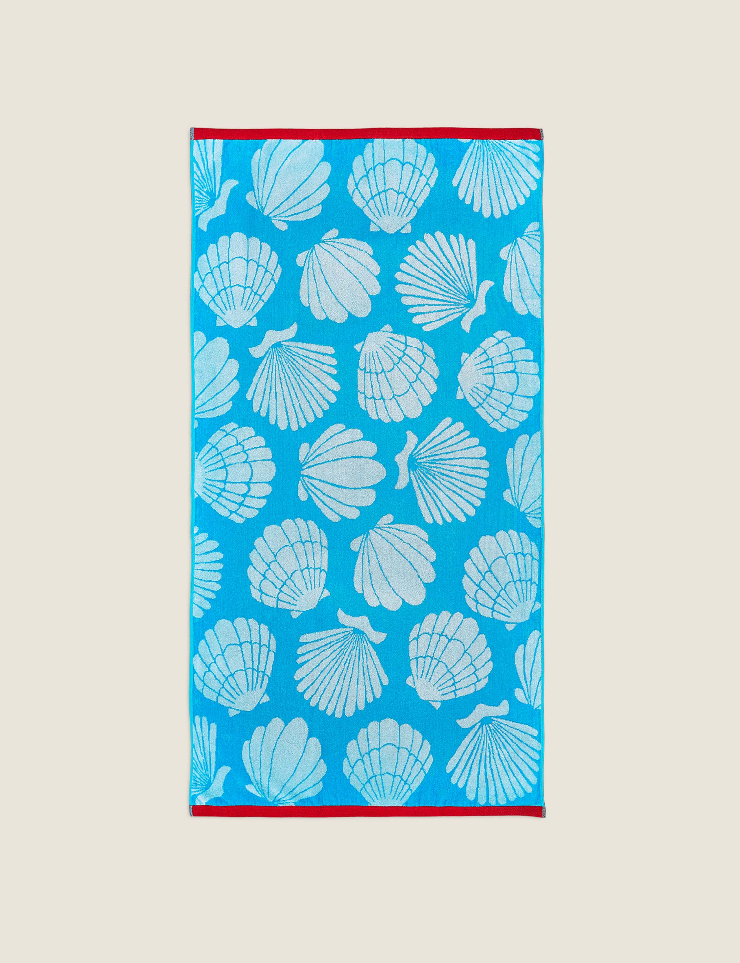 Pure Cotton Shells Beach Towel 1 of 2