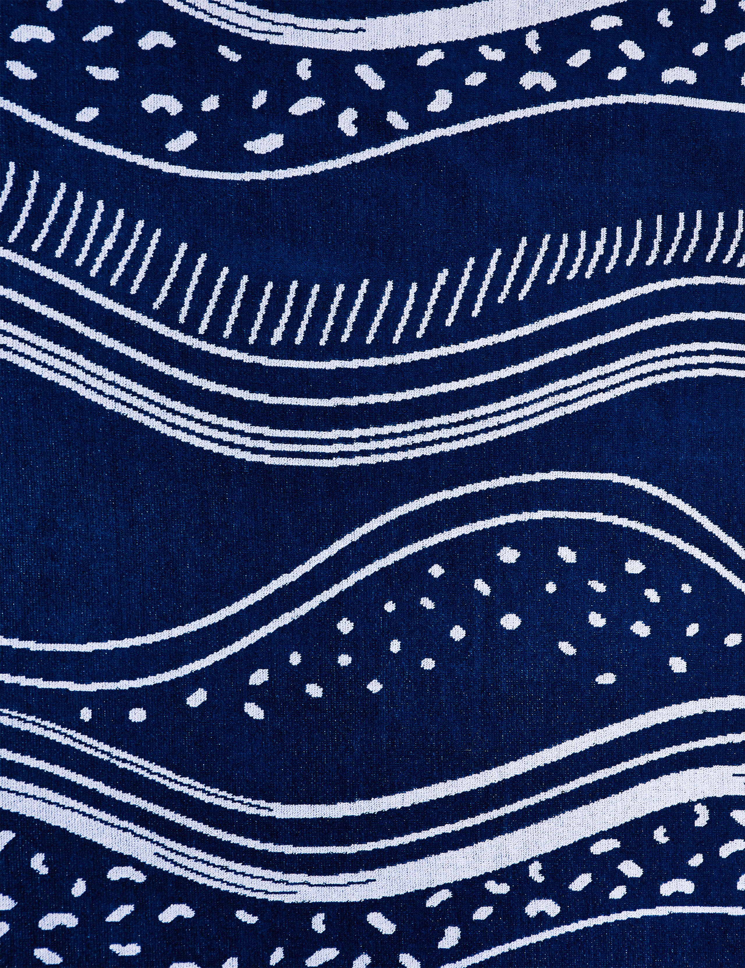 Super Size Coastal Wave Beach Towel 2 of 2