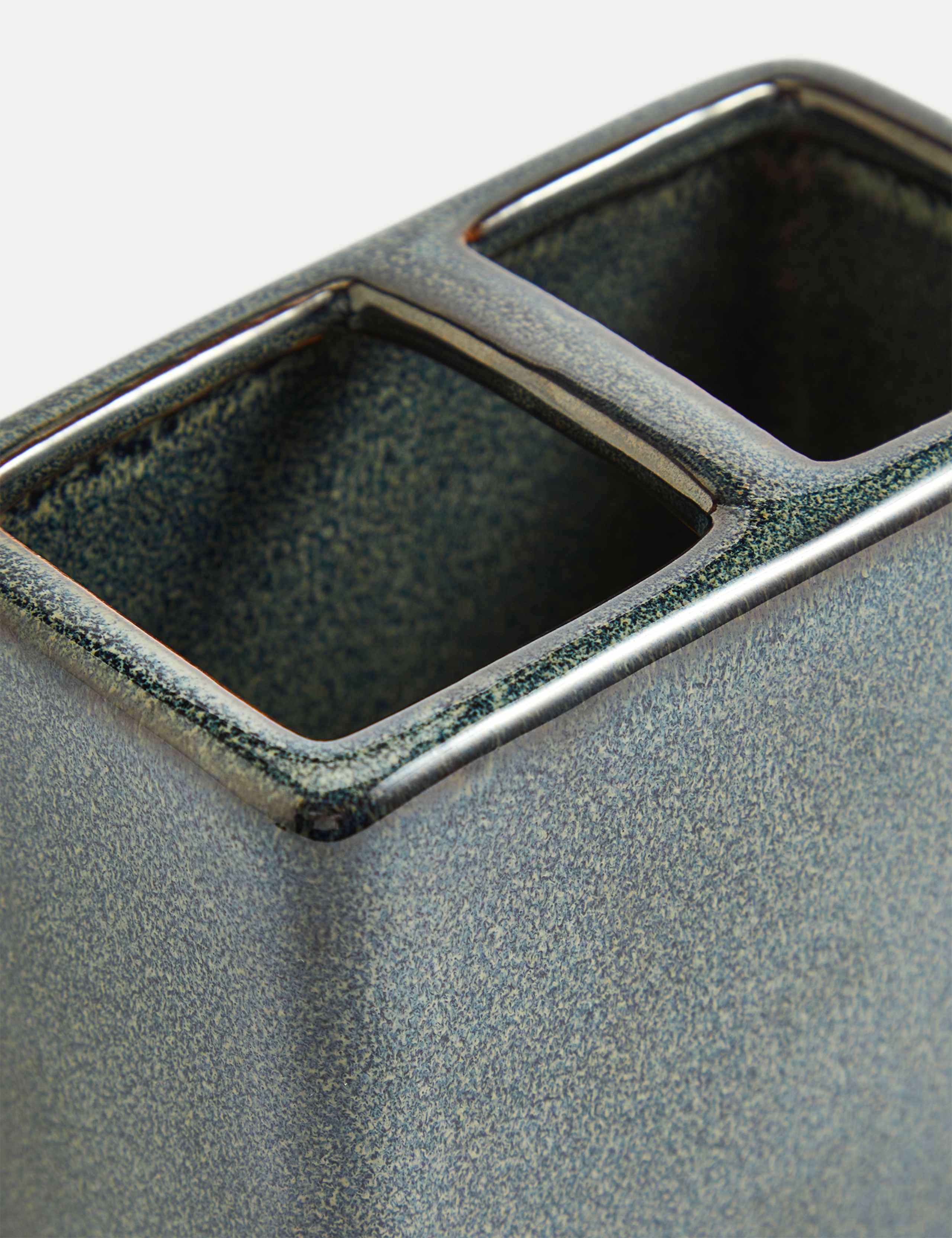 Ceramic Glazed Toothbrush Holder 2 of 2