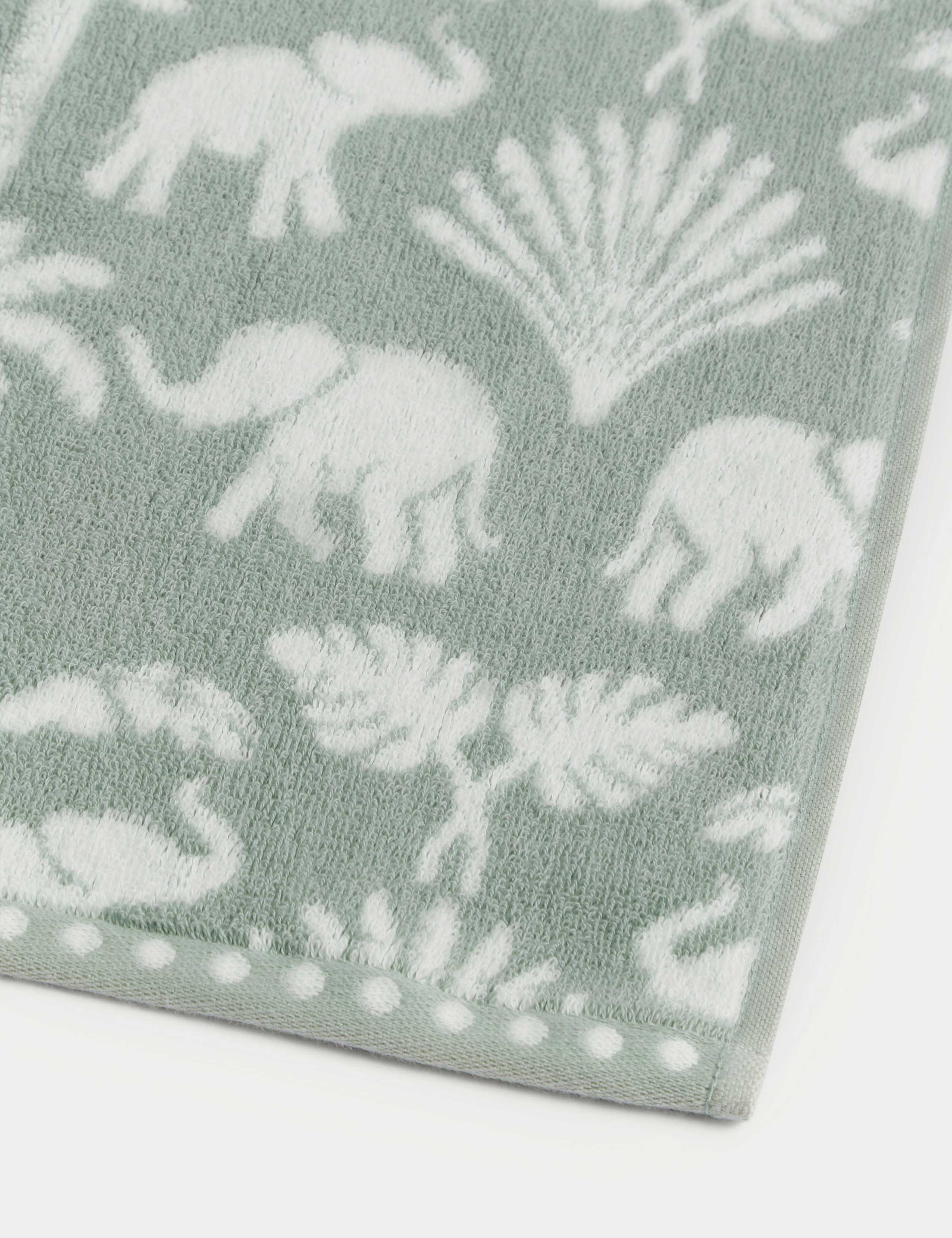 Pure Cotton Elephant Palm Towel 2 of 5