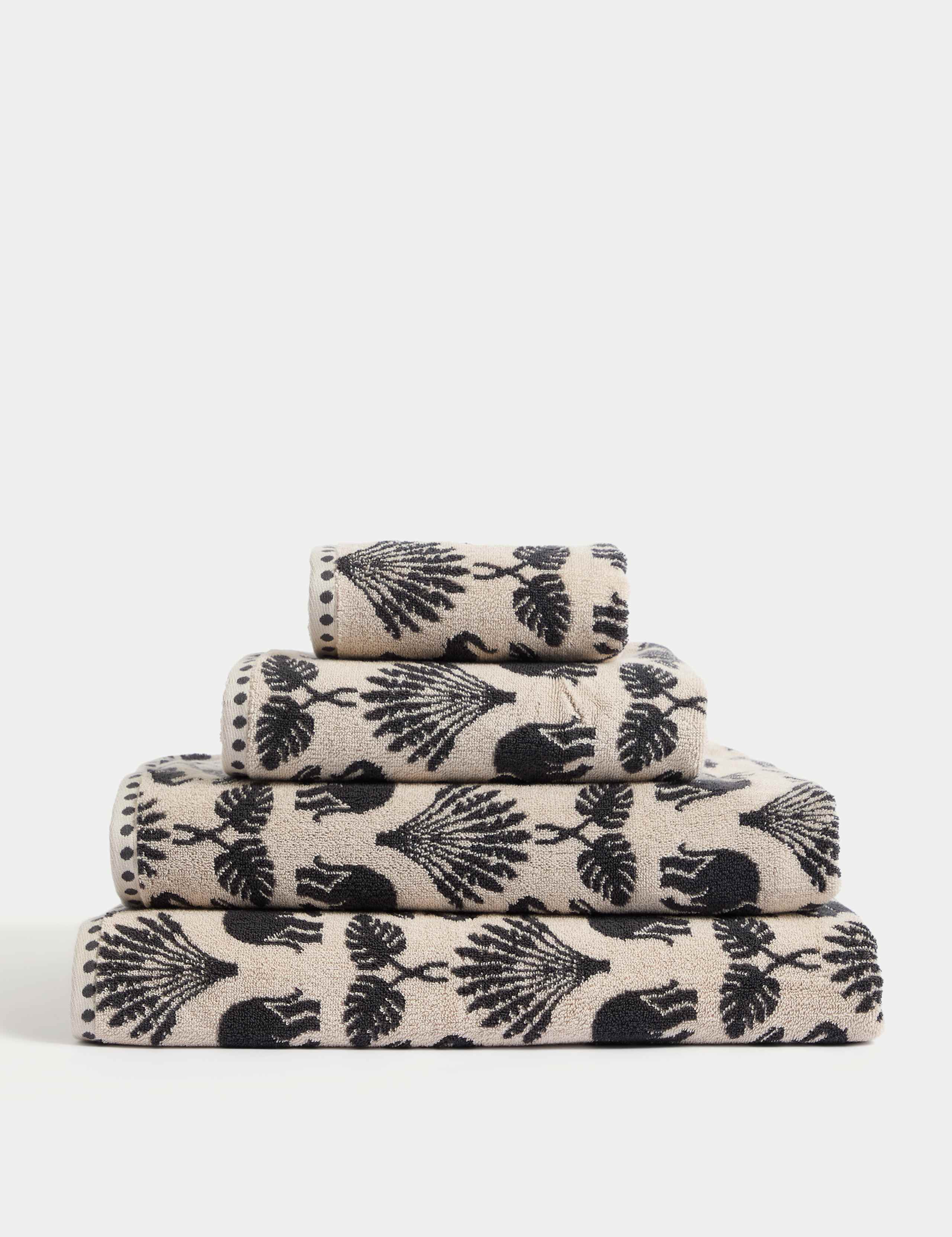 Pure Cotton Elephant Palm Towel 3 of 5