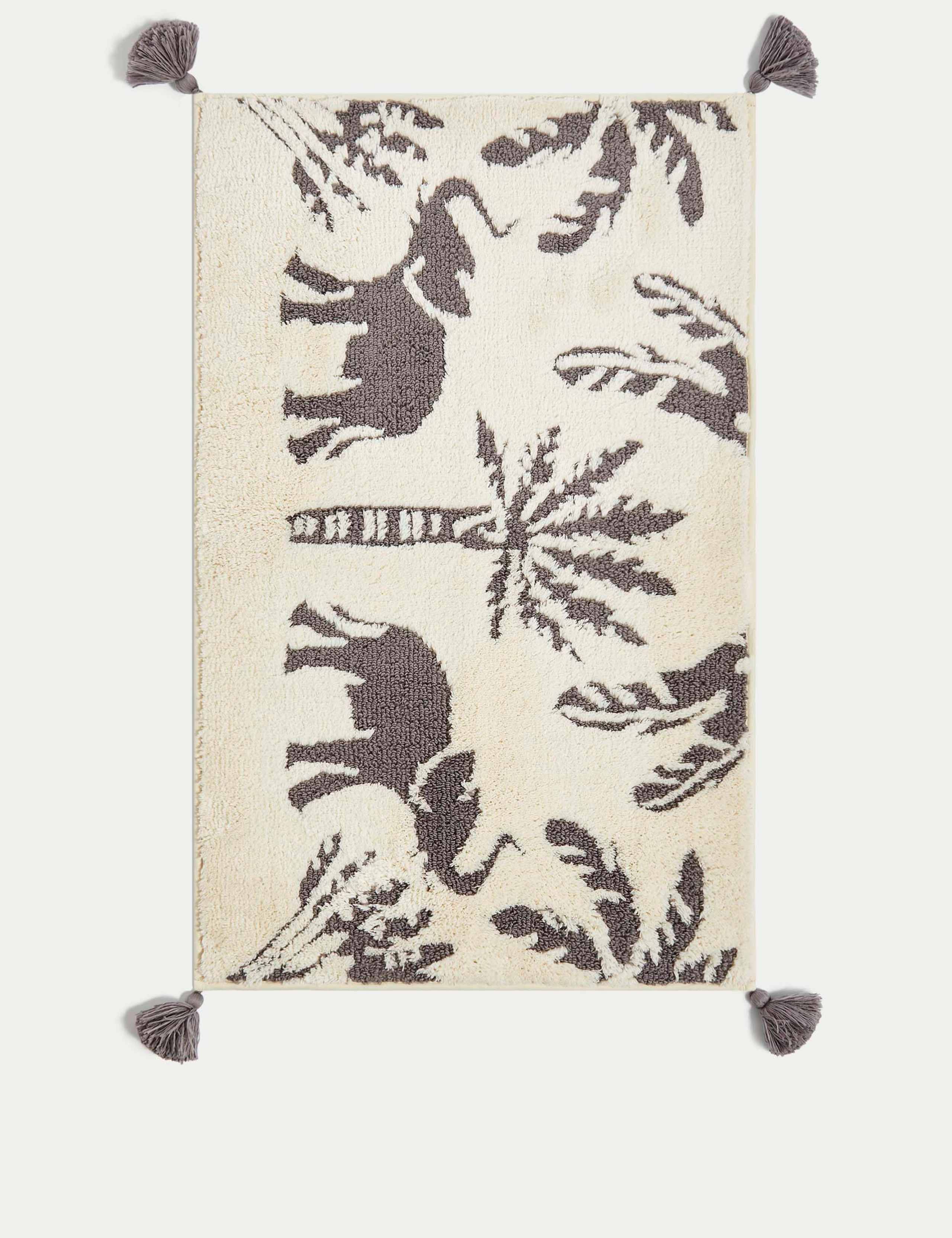 Cotton Blend Elephant Bath Mat 2 of 2