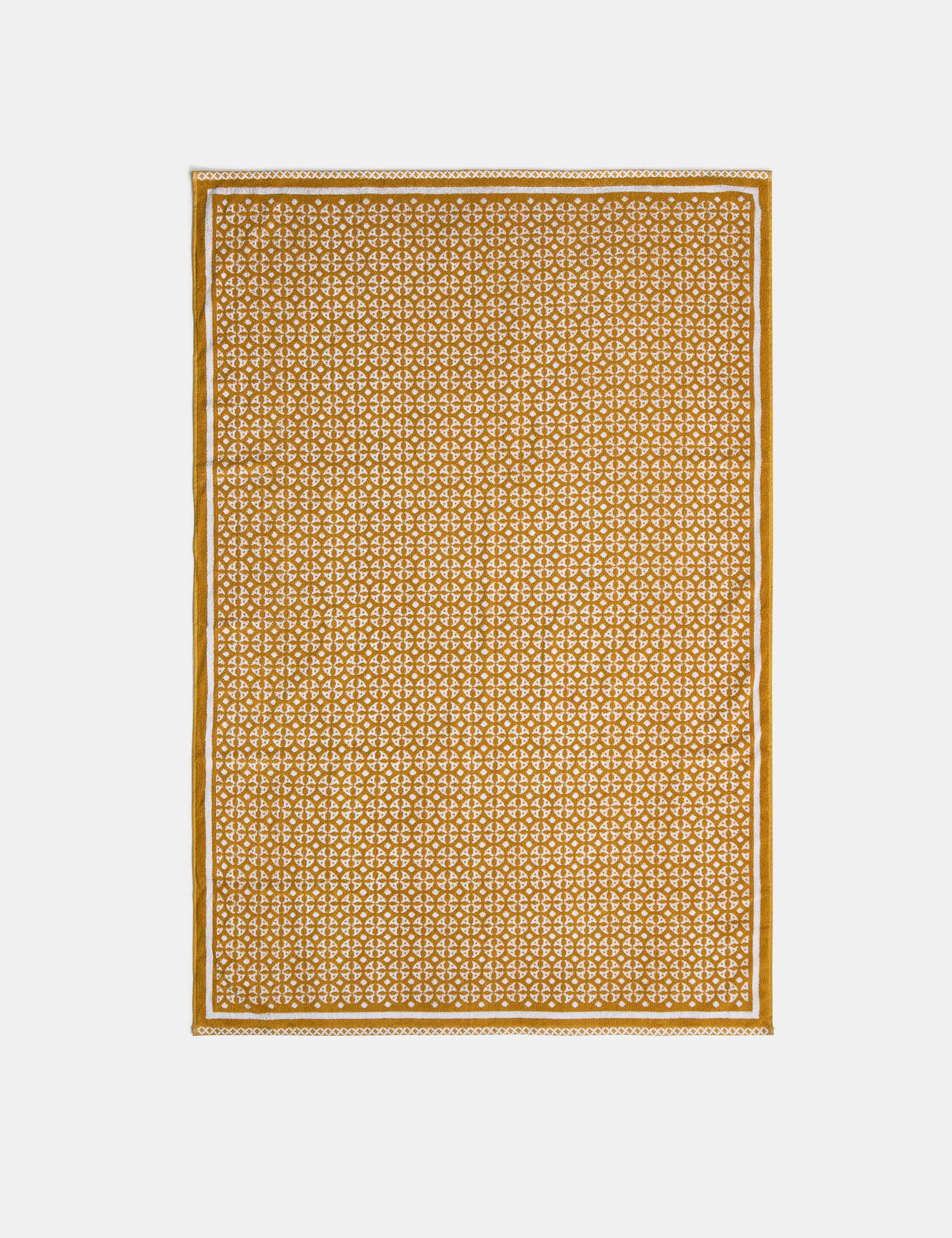 Pure Cotton Geometric Circle Towel 5 of 5