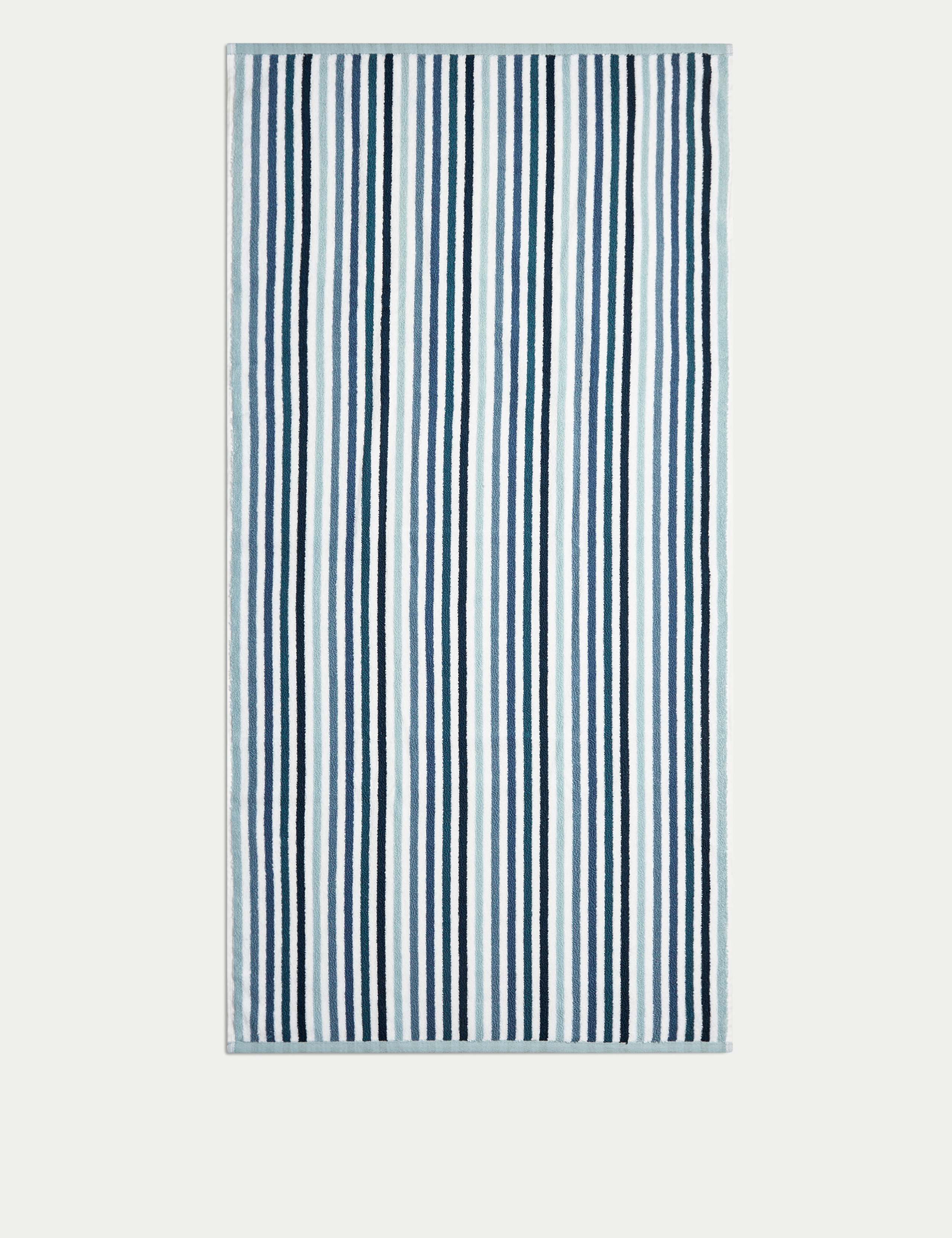Pure Cotton Striped Towel 2 of 5