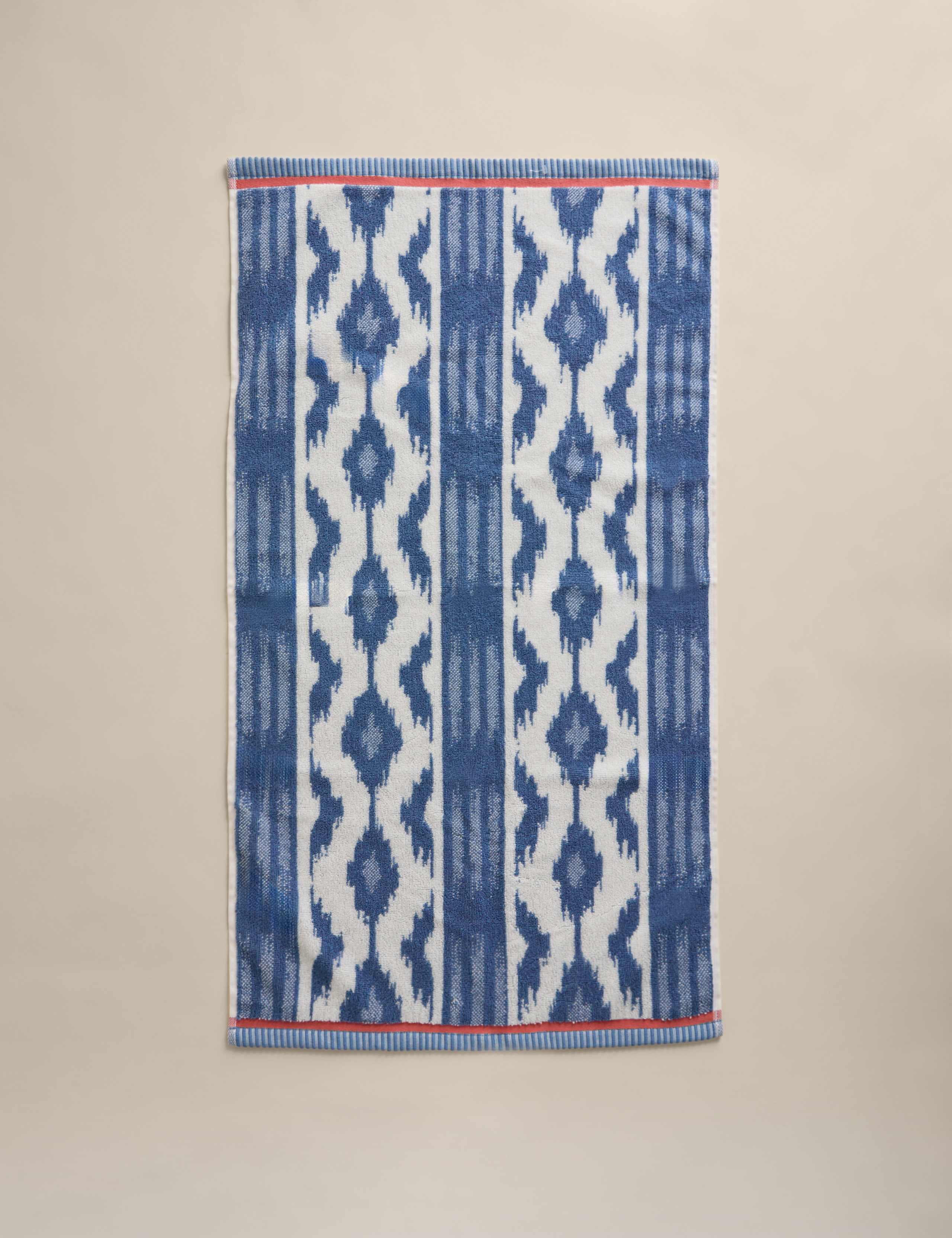 Set of 3 Pure Cotton Ikat Towels 5 of 5