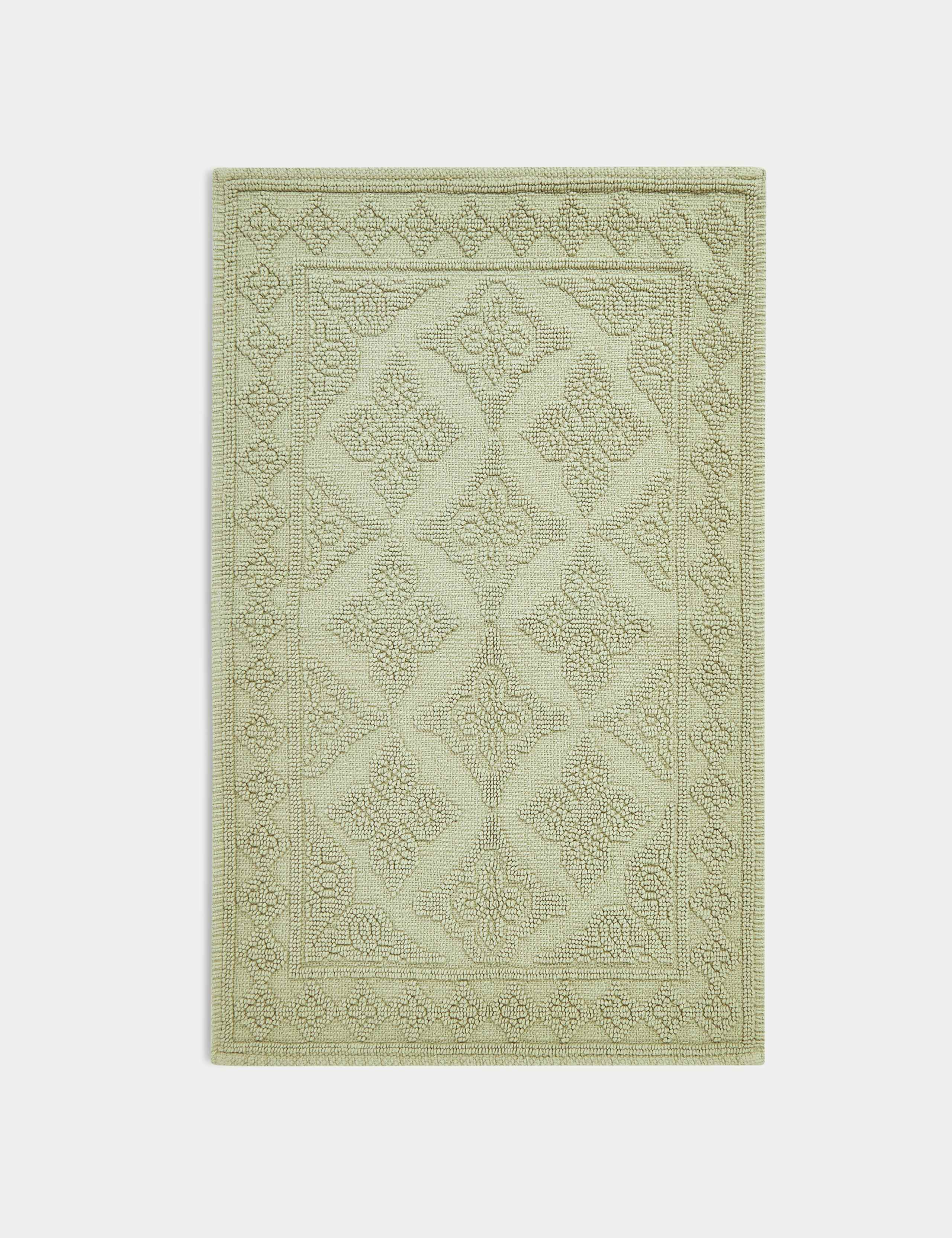 Pure Cotton Textured Bath Mat 2 of 2