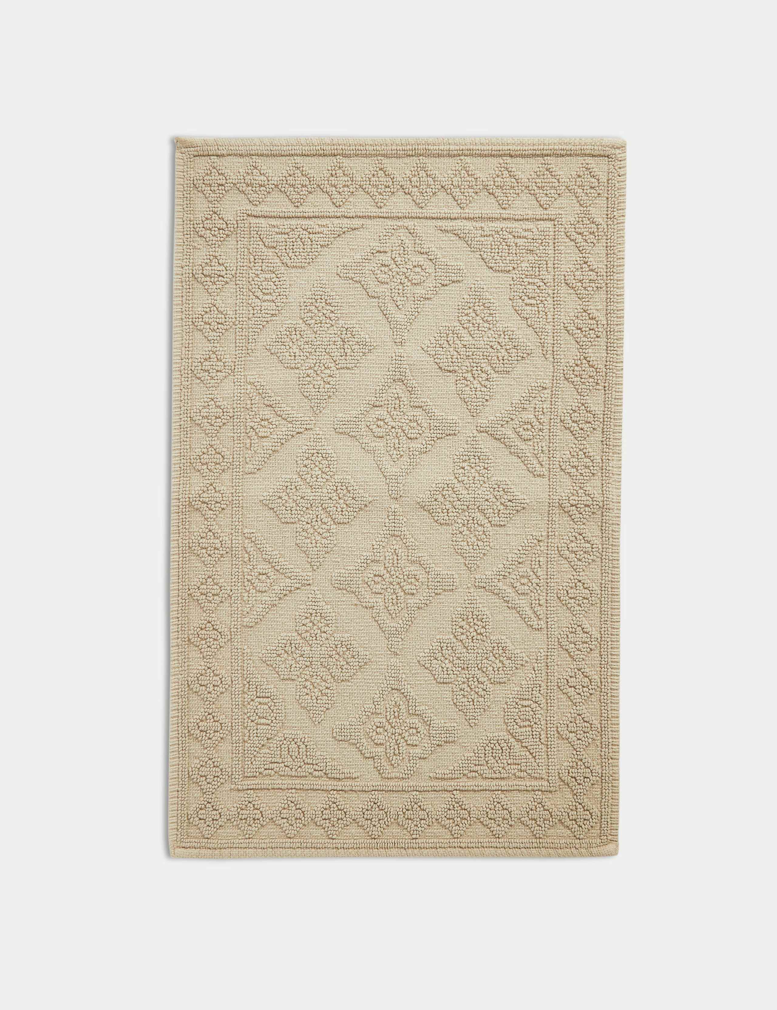 Pure Cotton Textured Bath Mat 2 of 2