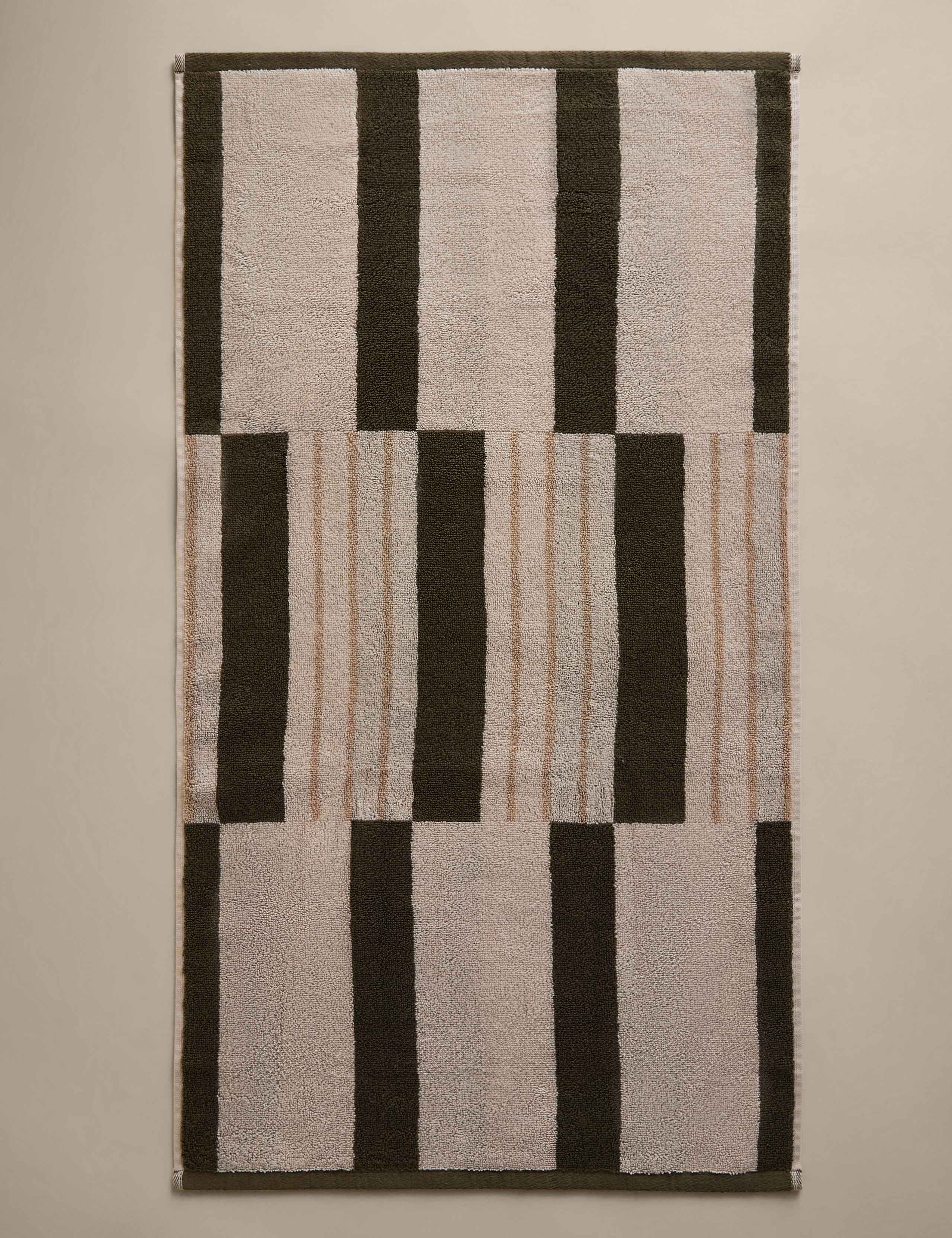 Pure Cotton Block Striped Towel 5 of 5
