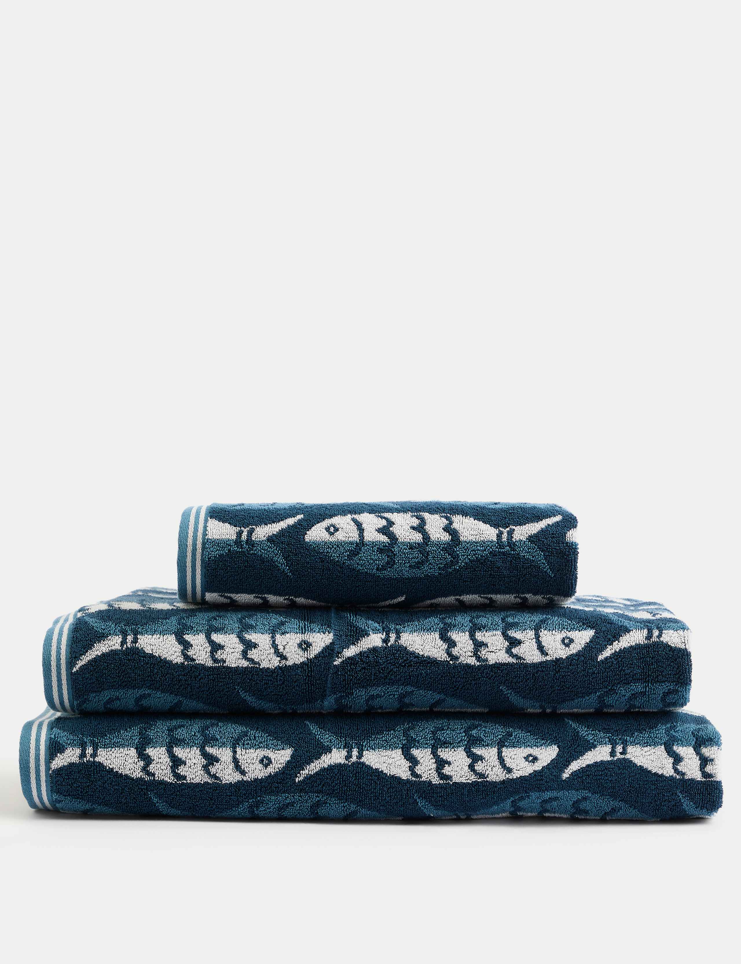 Pure Cotton Sardines Towel 3 of 5