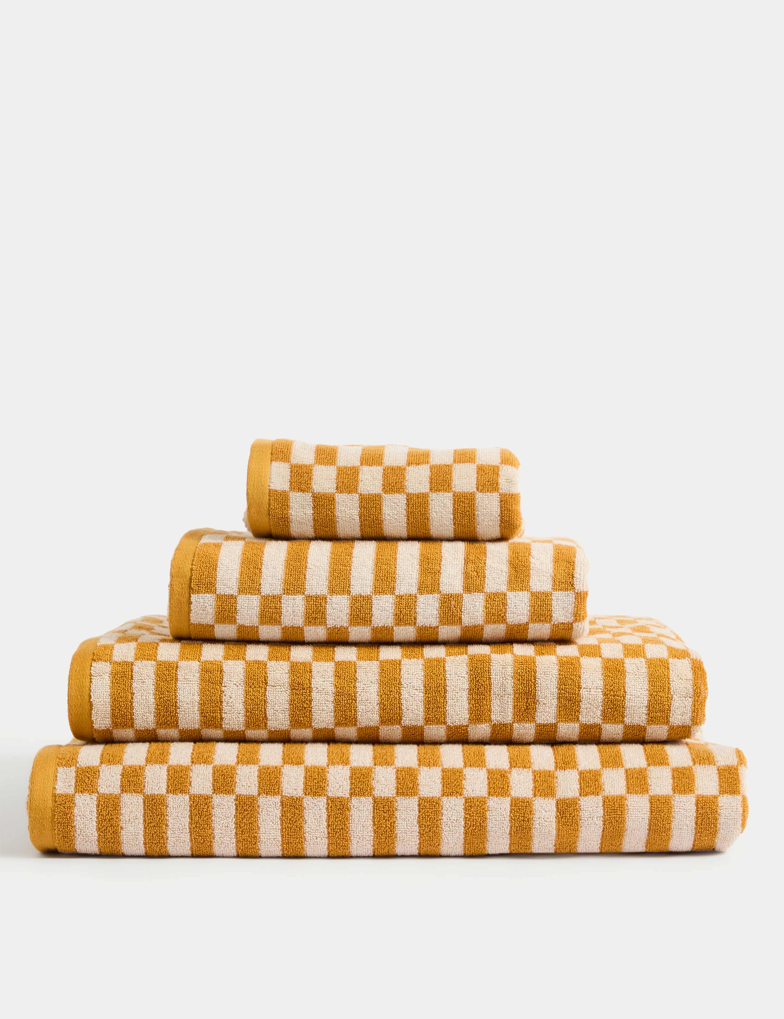 Pure Cotton Simple Geometric Towel 3 of 5